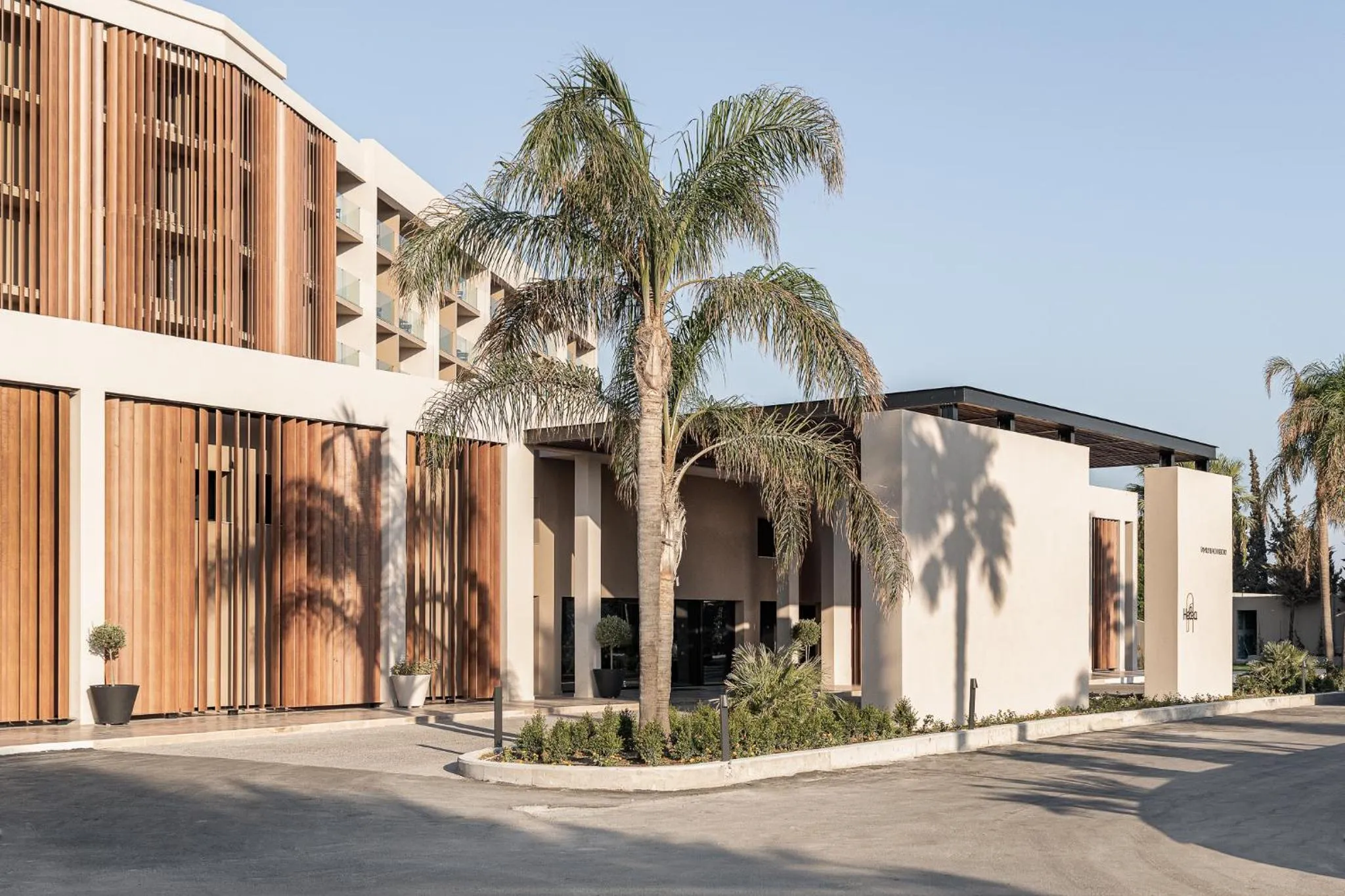 Facade/entrance in Helea Lifestyle Beach Resort