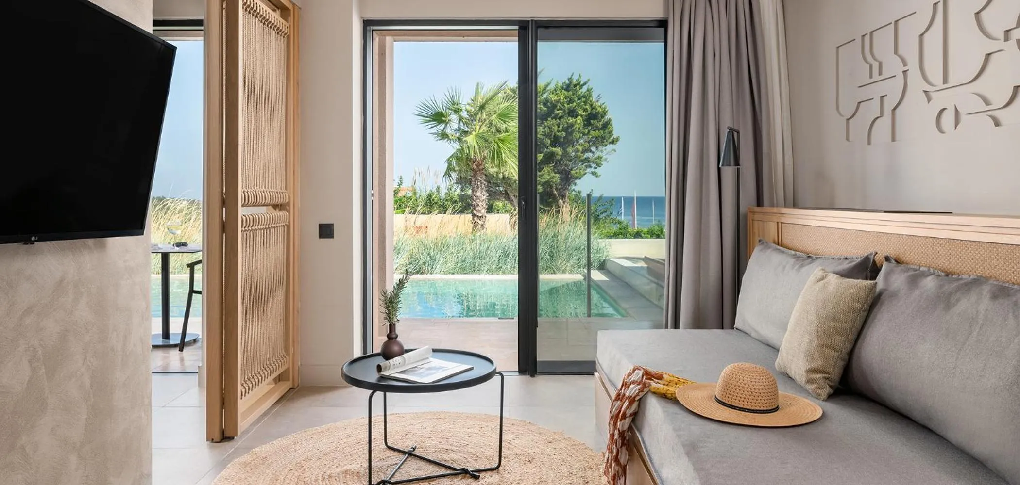 Living room in Helea Lifestyle Beach Resort