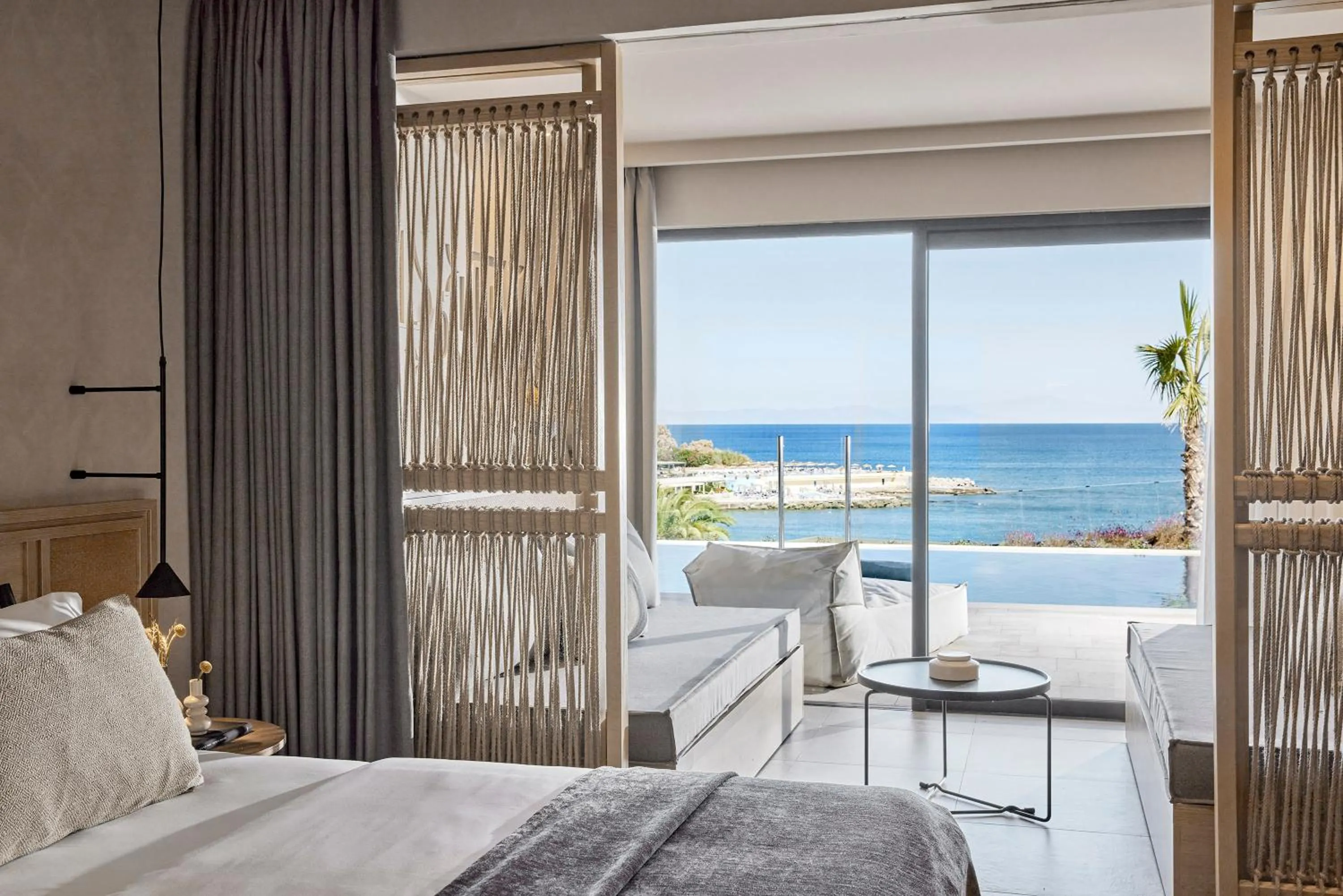 View (from property/room), Bed in Helea Lifestyle Beach Resort