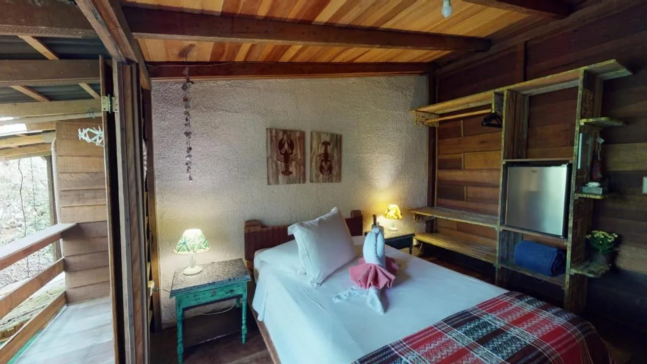 Bed in Hotel Pousada Praia do Farol