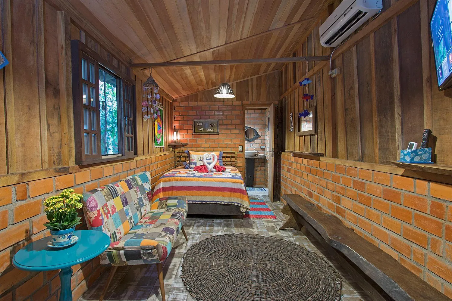 Decorative detail, Bed in Hotel Pousada Praia do Farol