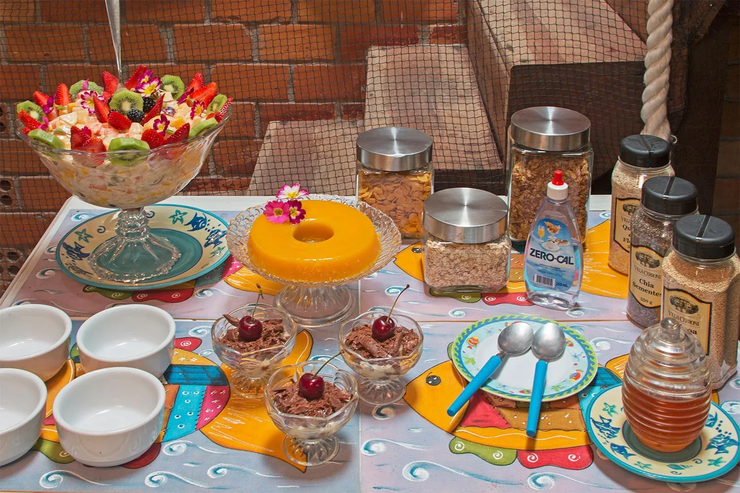 Breakfast in Hotel Pousada Praia do Farol