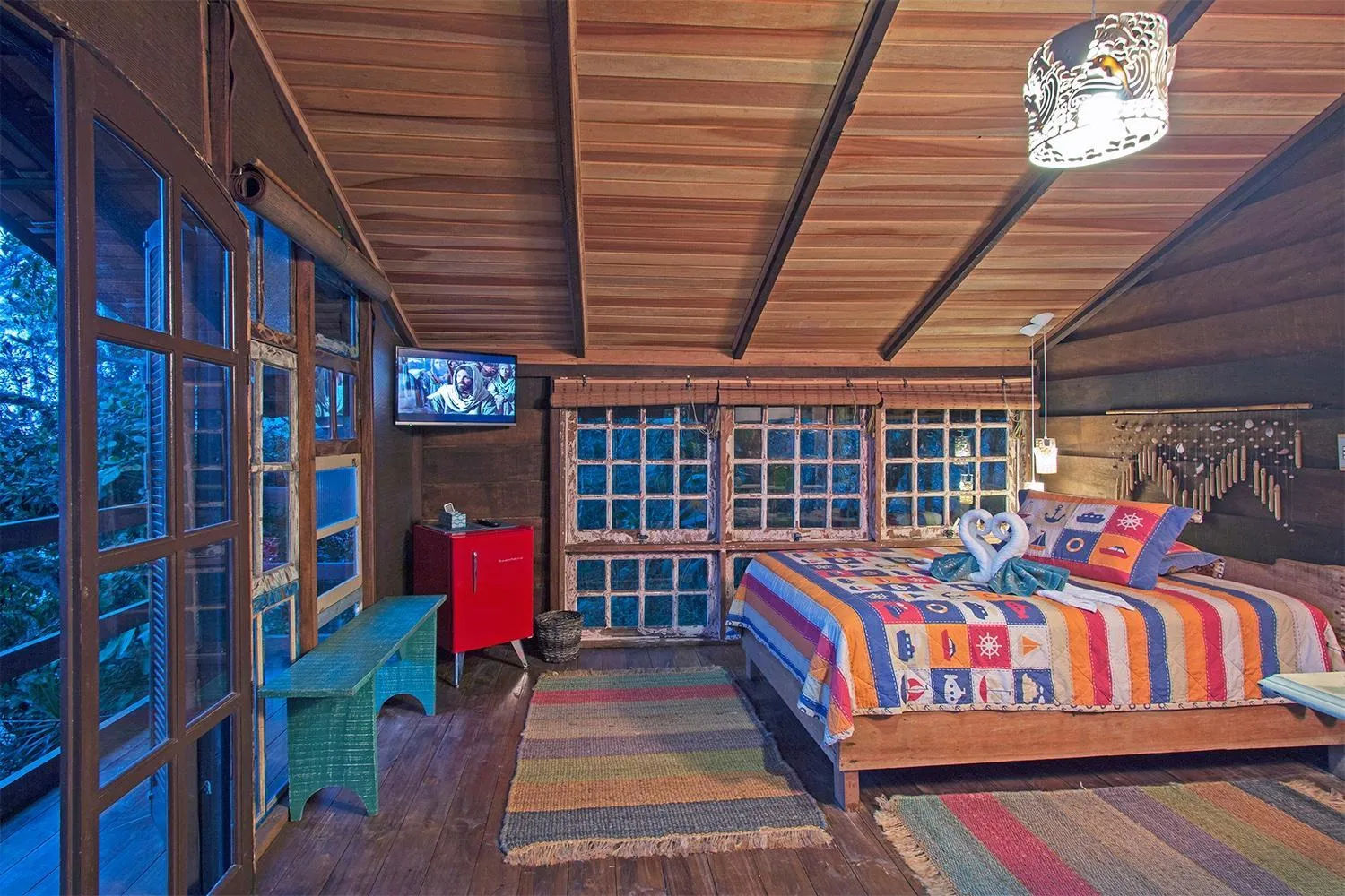 TV and multimedia, Bed in Hotel Pousada Praia do Farol