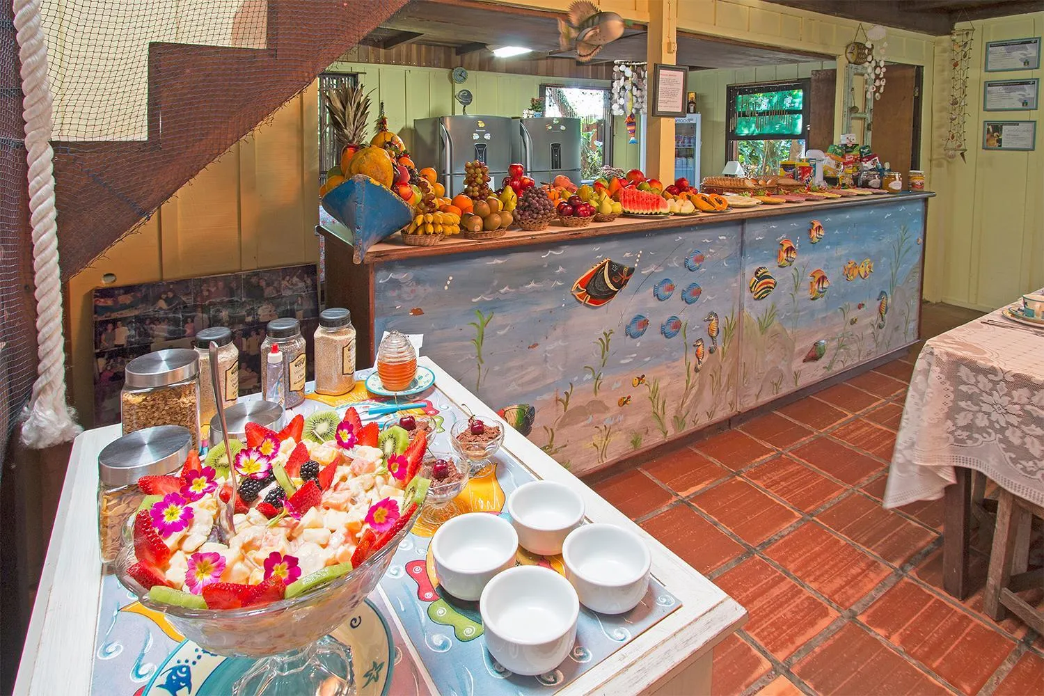 Breakfast in Hotel Pousada Praia do Farol