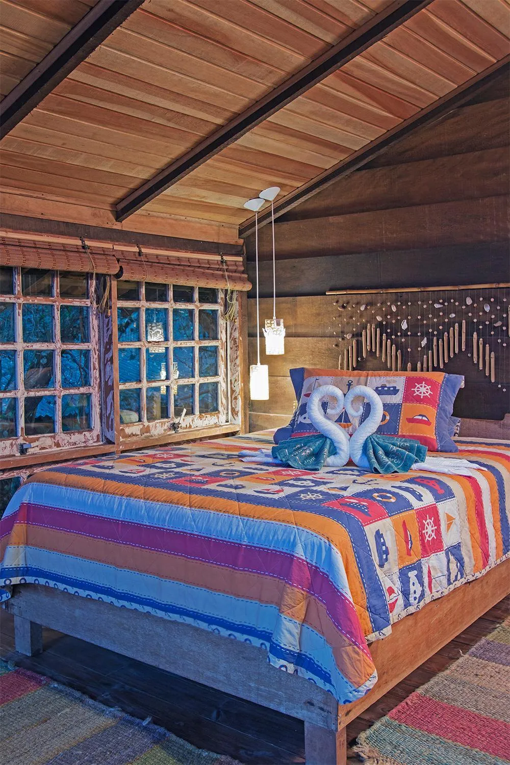 Bed in Hotel Pousada Praia do Farol