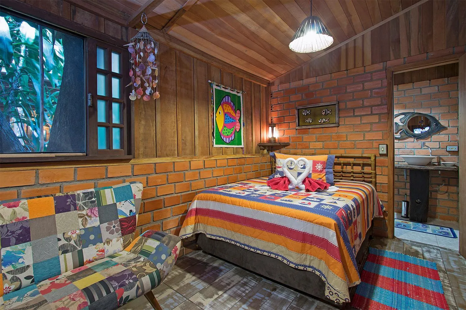 Photo of the whole room, Bed in Hotel Pousada Praia do Farol