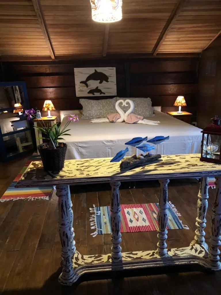 Bed in Hotel Pousada Praia do Farol