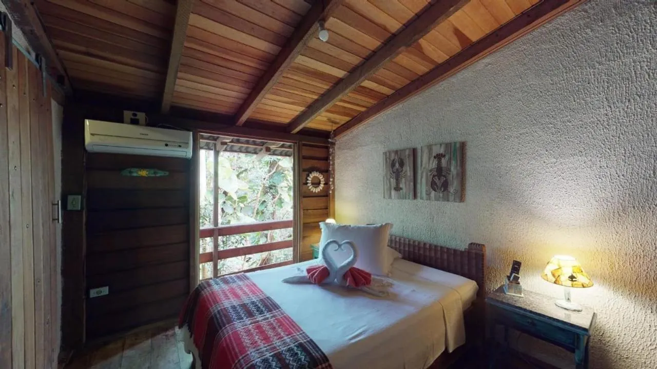 Bed in Hotel Pousada Praia do Farol