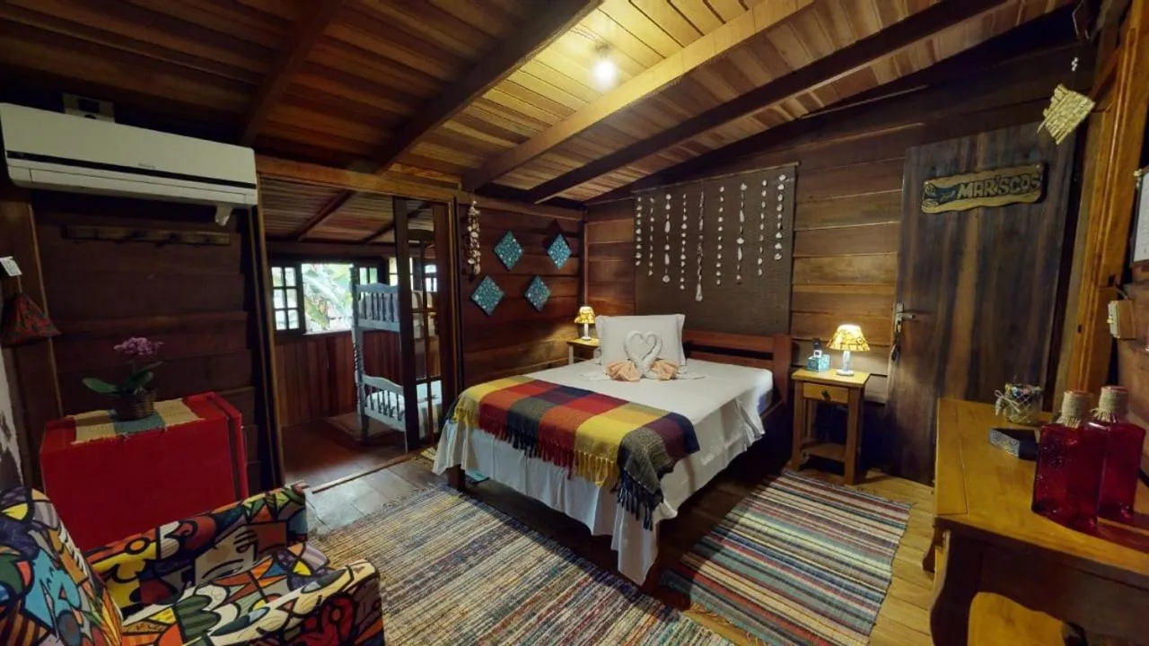 Bed in Hotel Pousada Praia do Farol