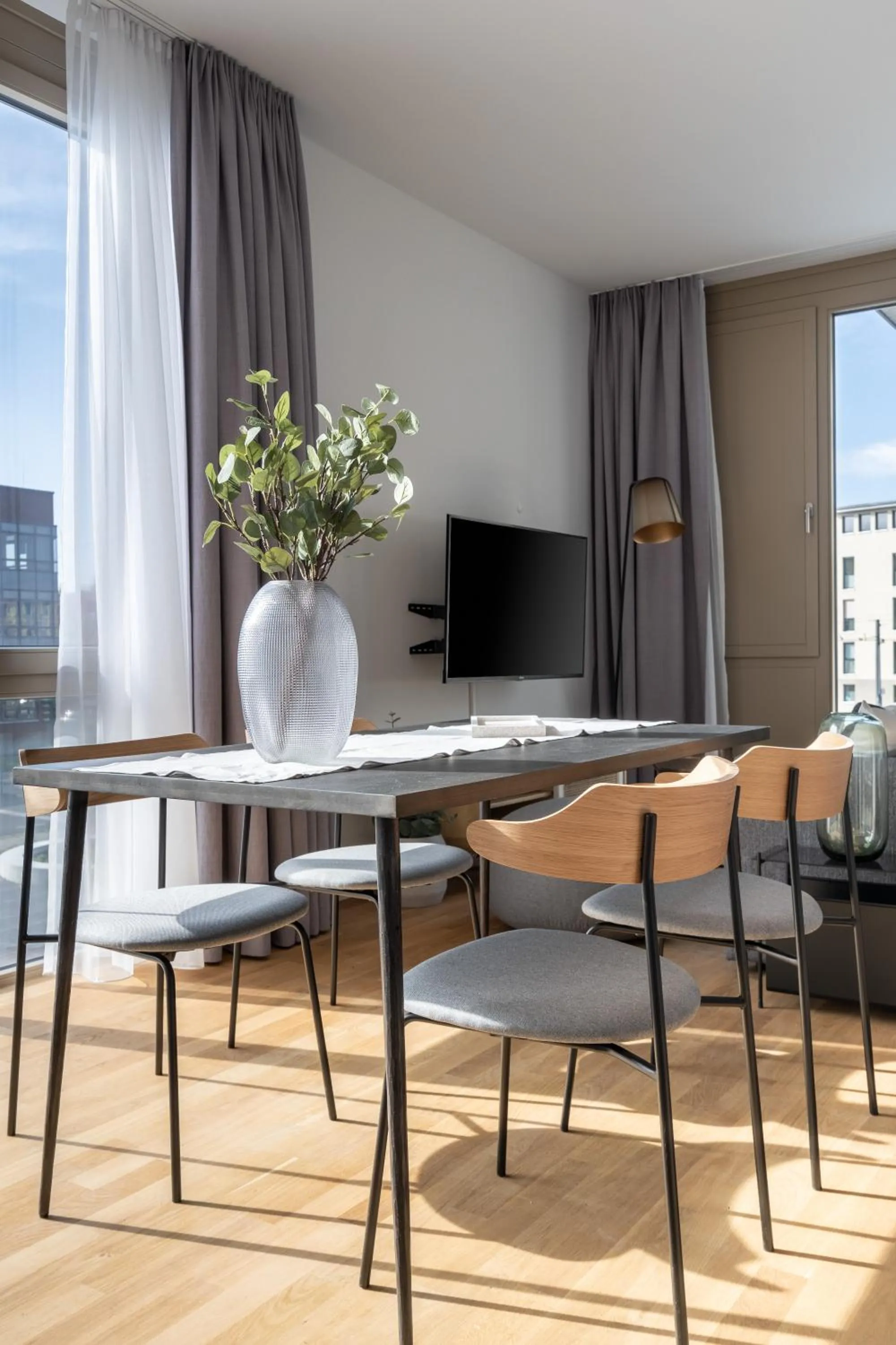 Seating area in Limehome Potsdam Annemarie-Wolff-Platz