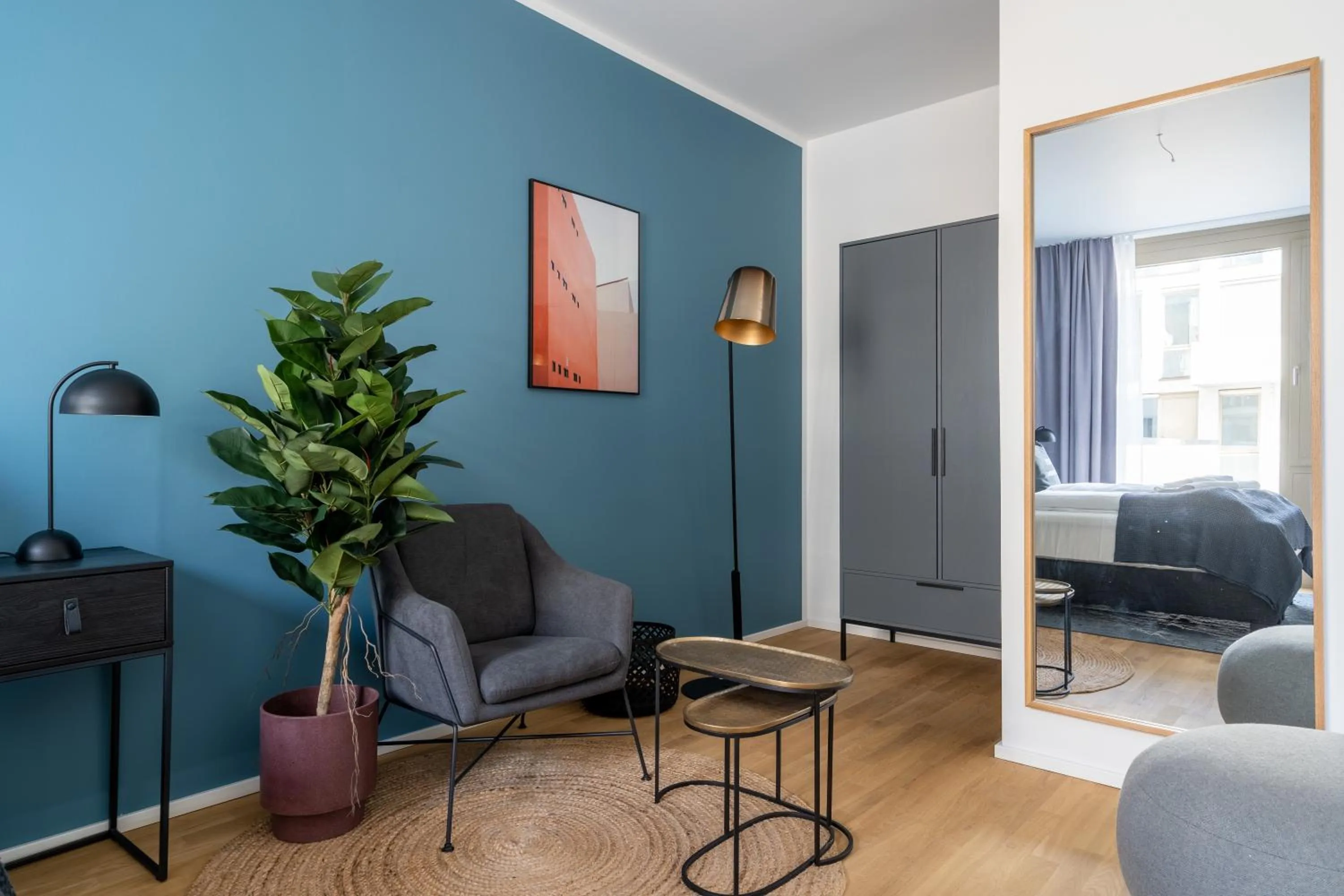 Bed in Limehome Potsdam Annemarie-Wolff-Platz