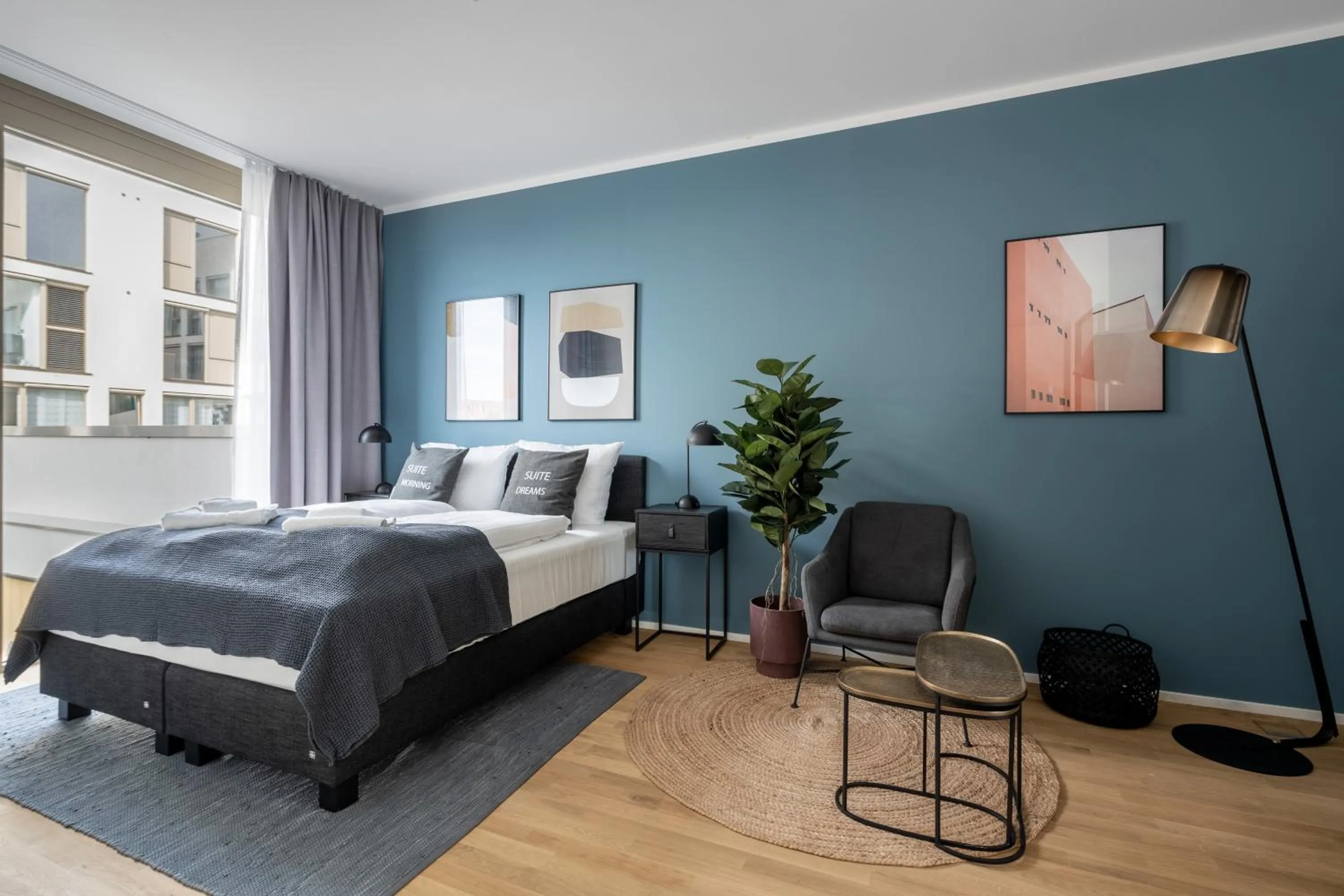 Bed in Limehome Potsdam Annemarie-Wolff-Platz