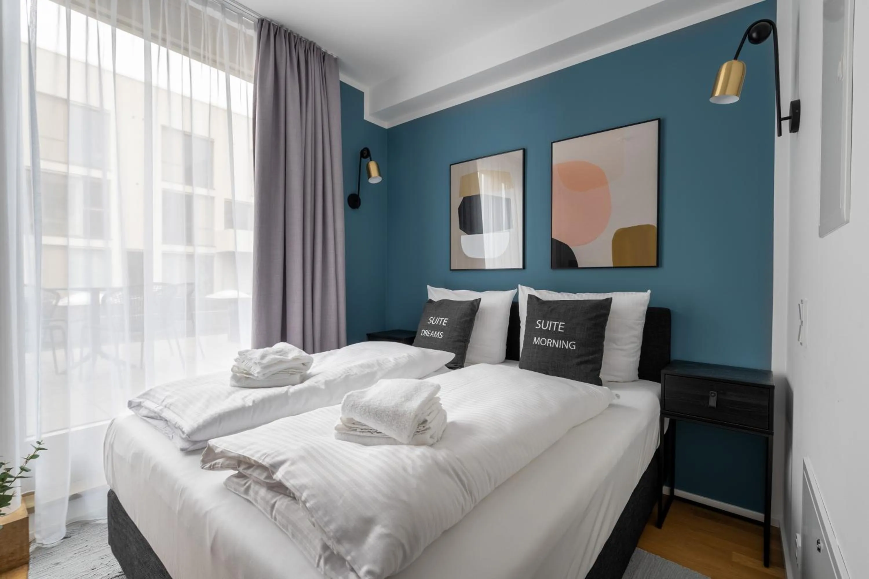 Bed in Limehome Potsdam Annemarie-Wolff-Platz