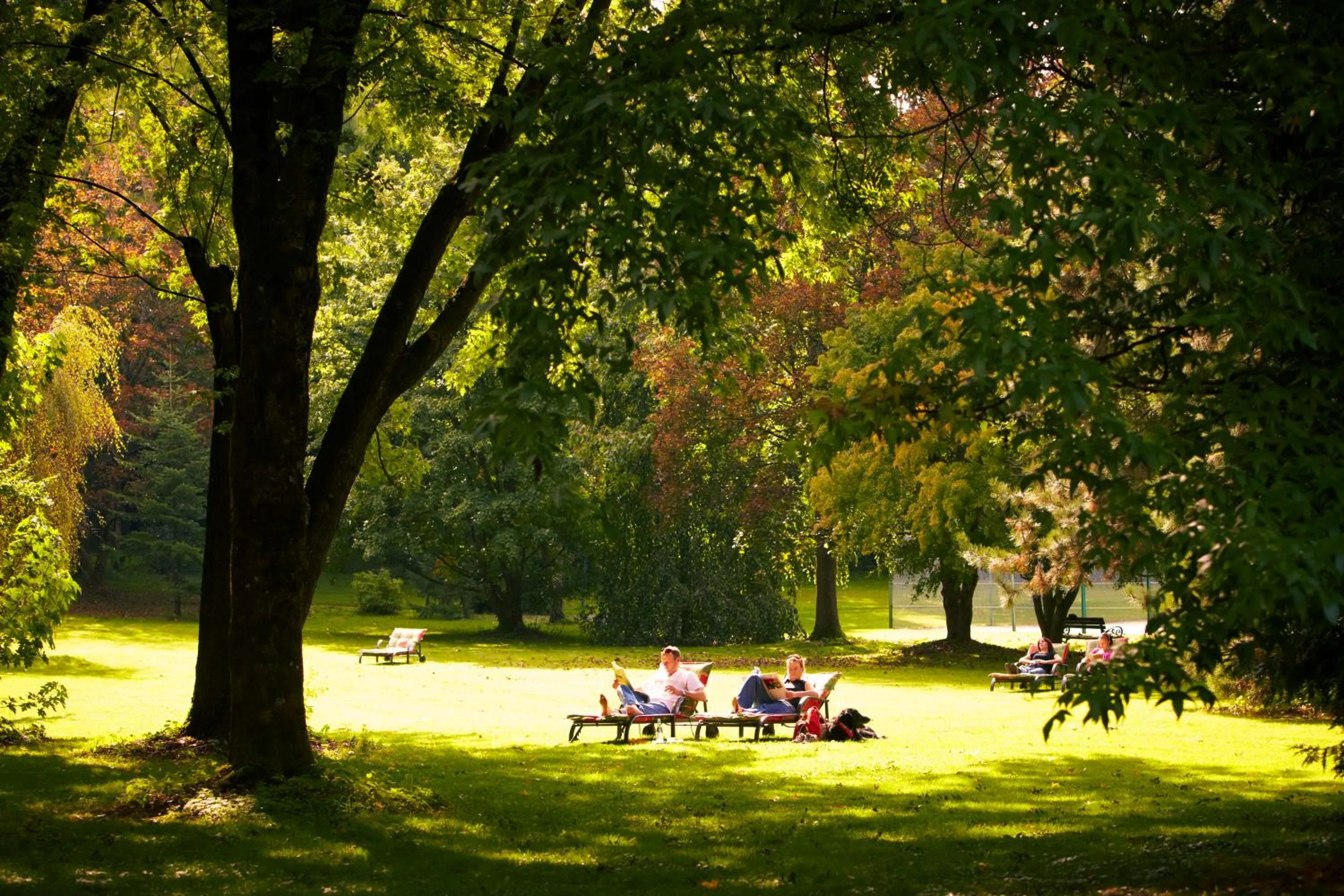 Garden in Hotel Hirschen