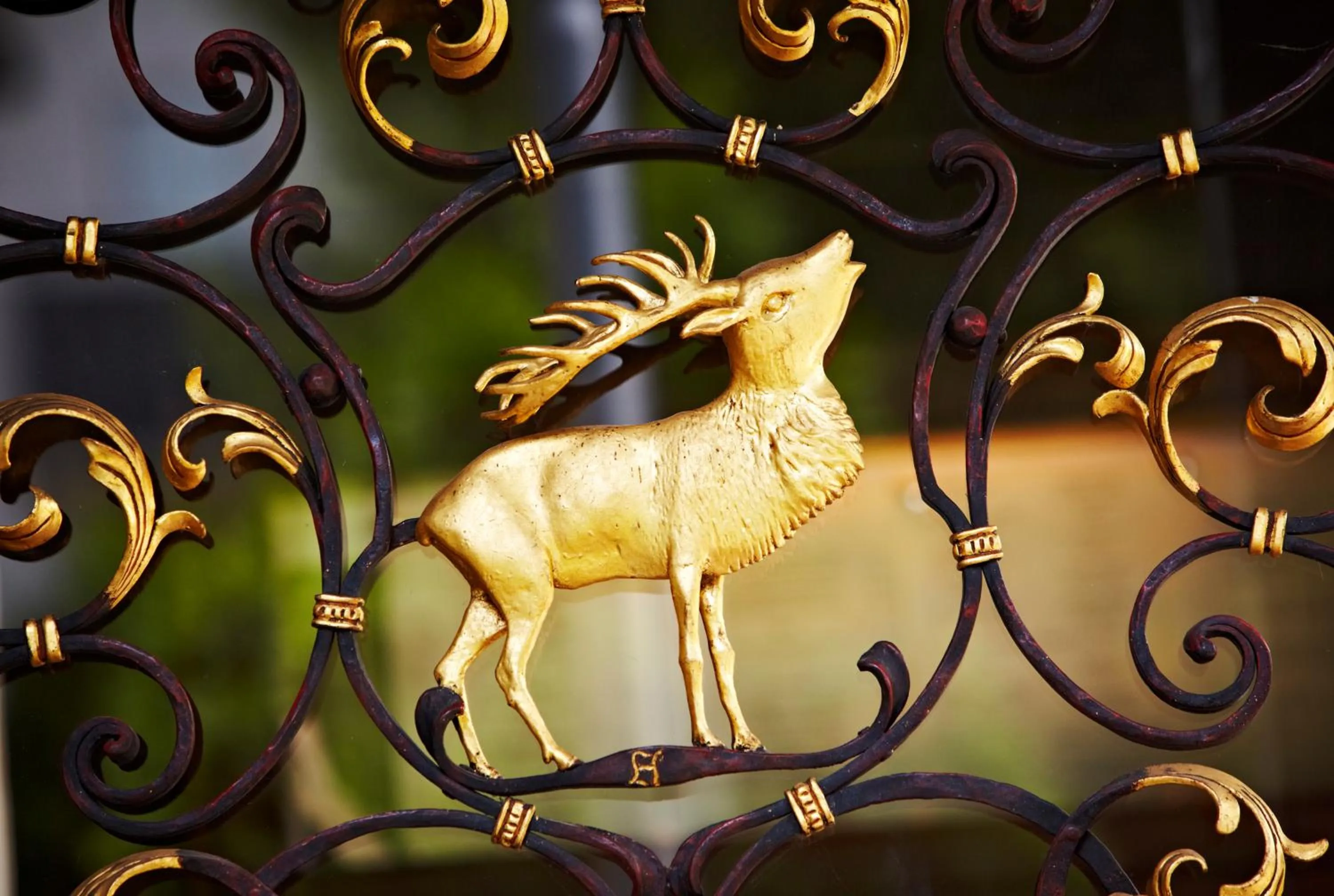 Decorative detail in Hotel Hirschen