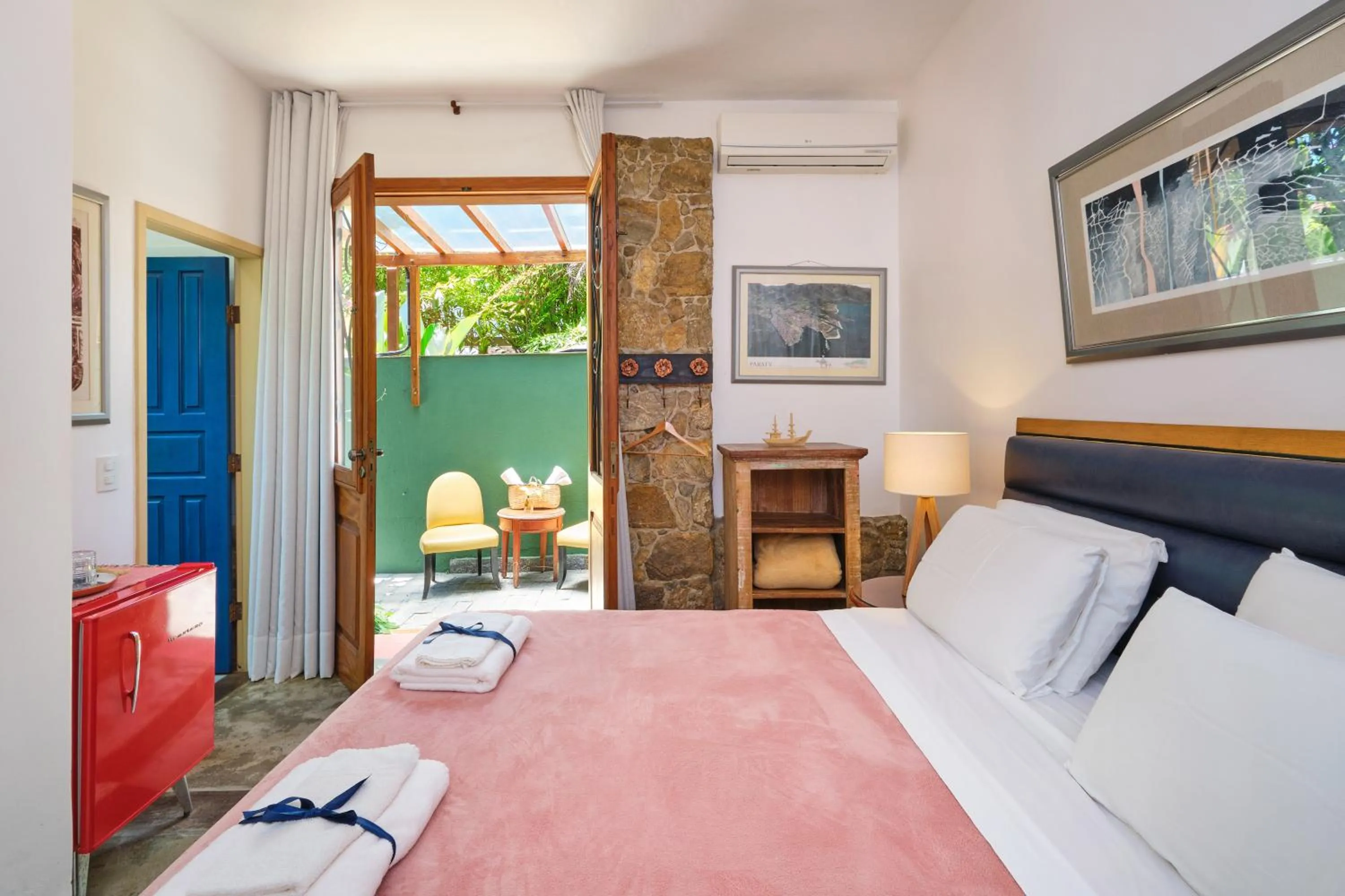 Bed in Pousada Pontal Gardens