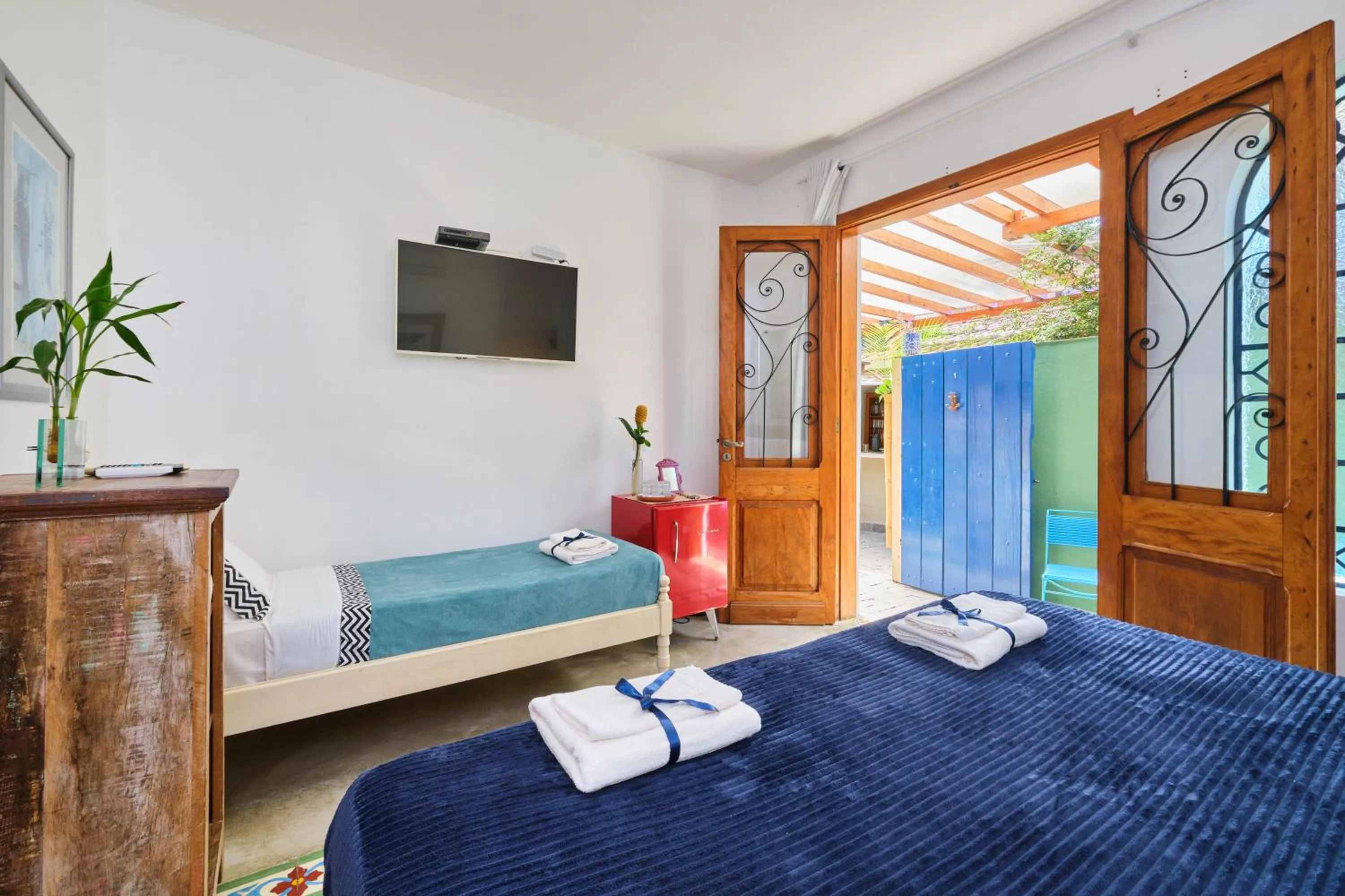 Bed in Pousada Pontal Gardens