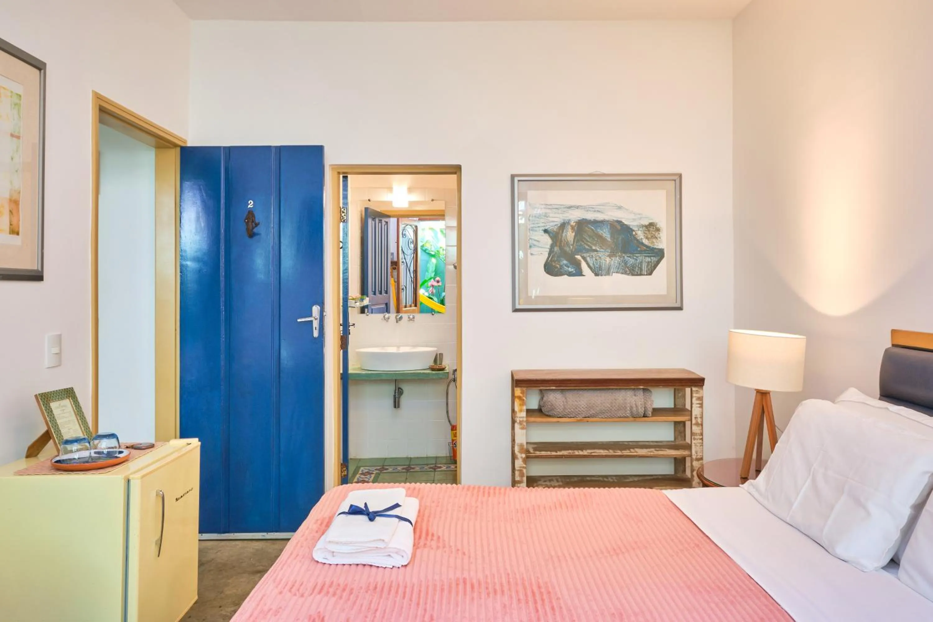 Bed in Pousada Pontal Gardens