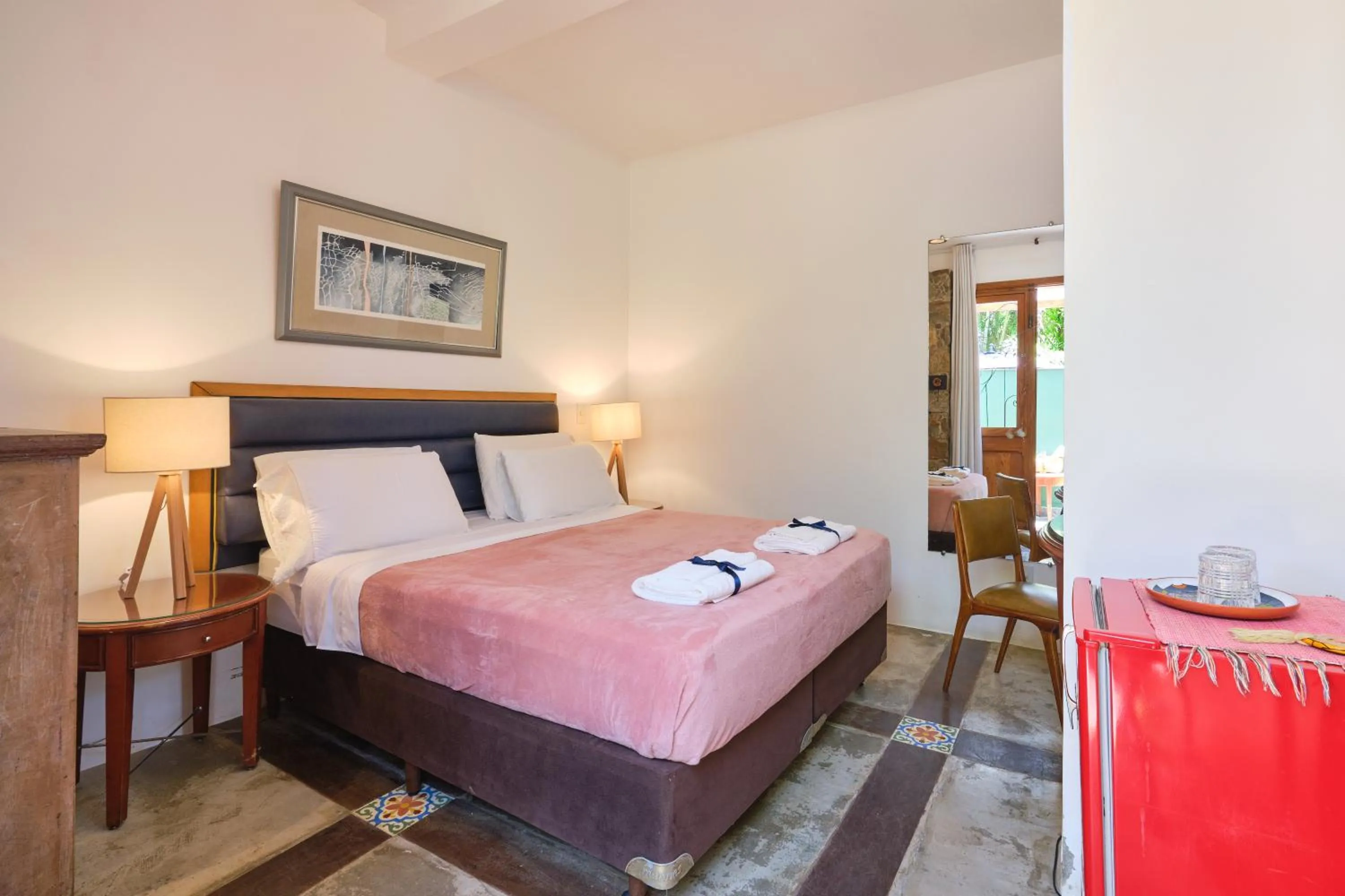 Bed in Pousada Pontal Gardens