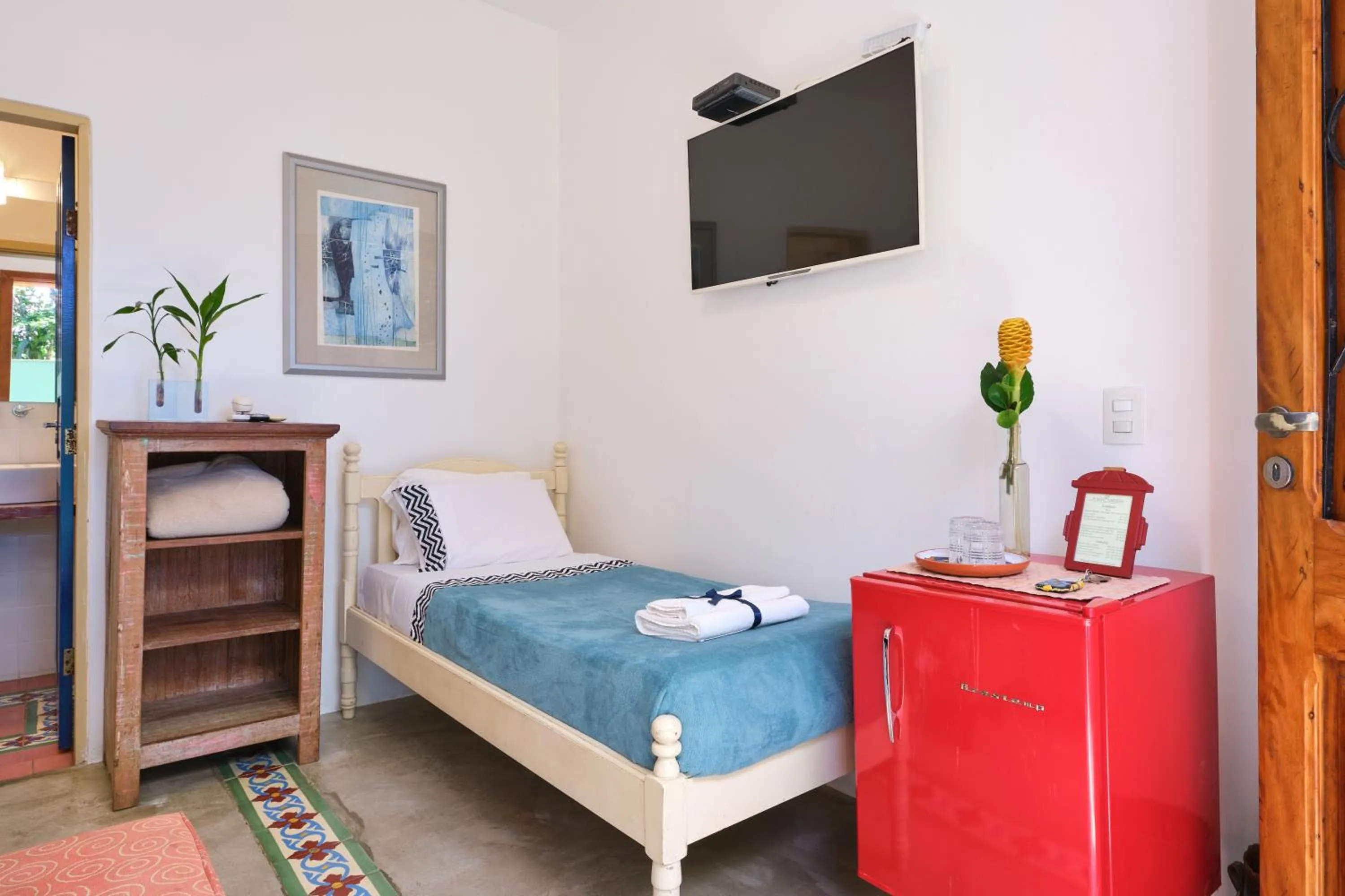 Bed in Pousada Pontal Gardens