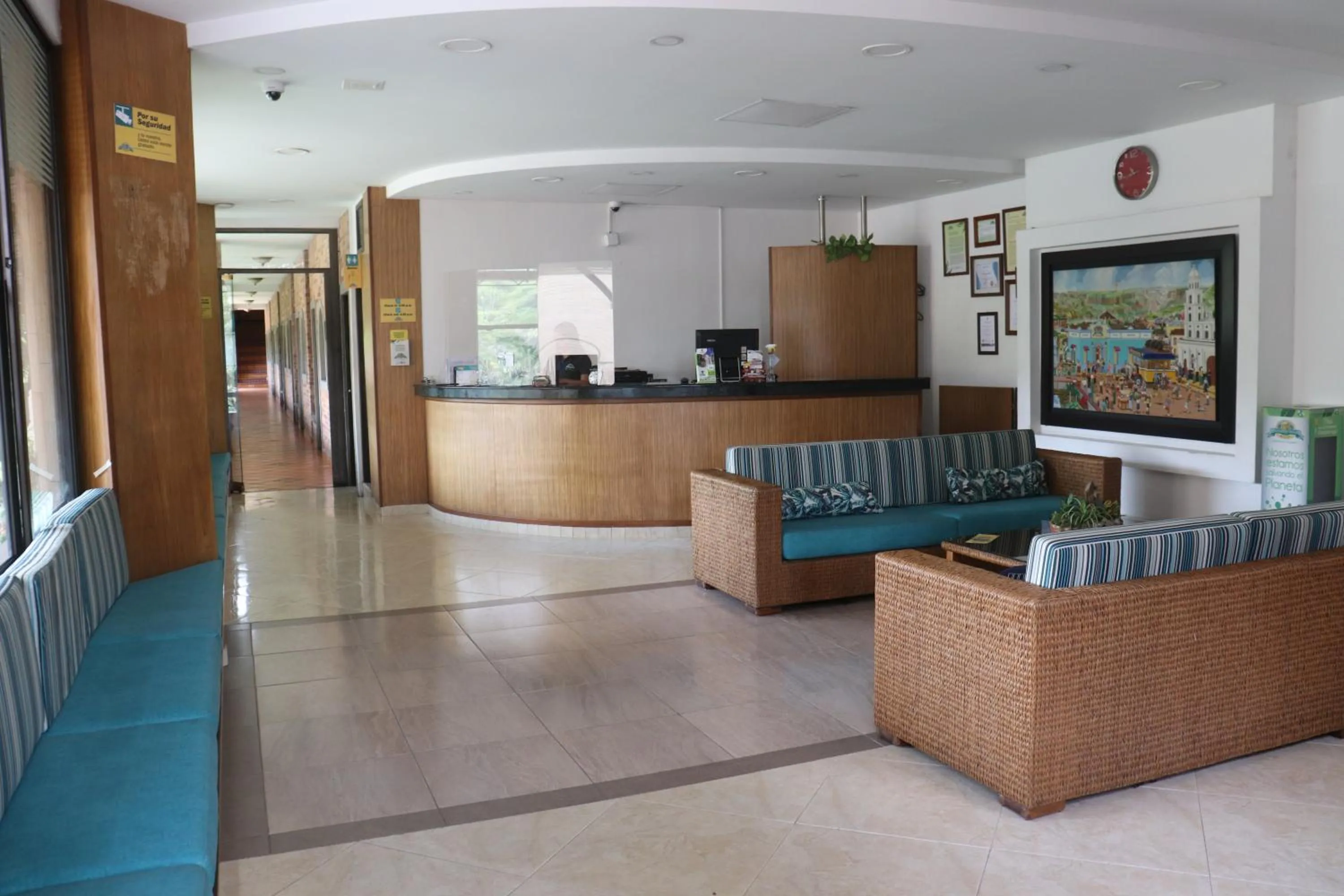 Lobby or reception in Hotel Palmera Real