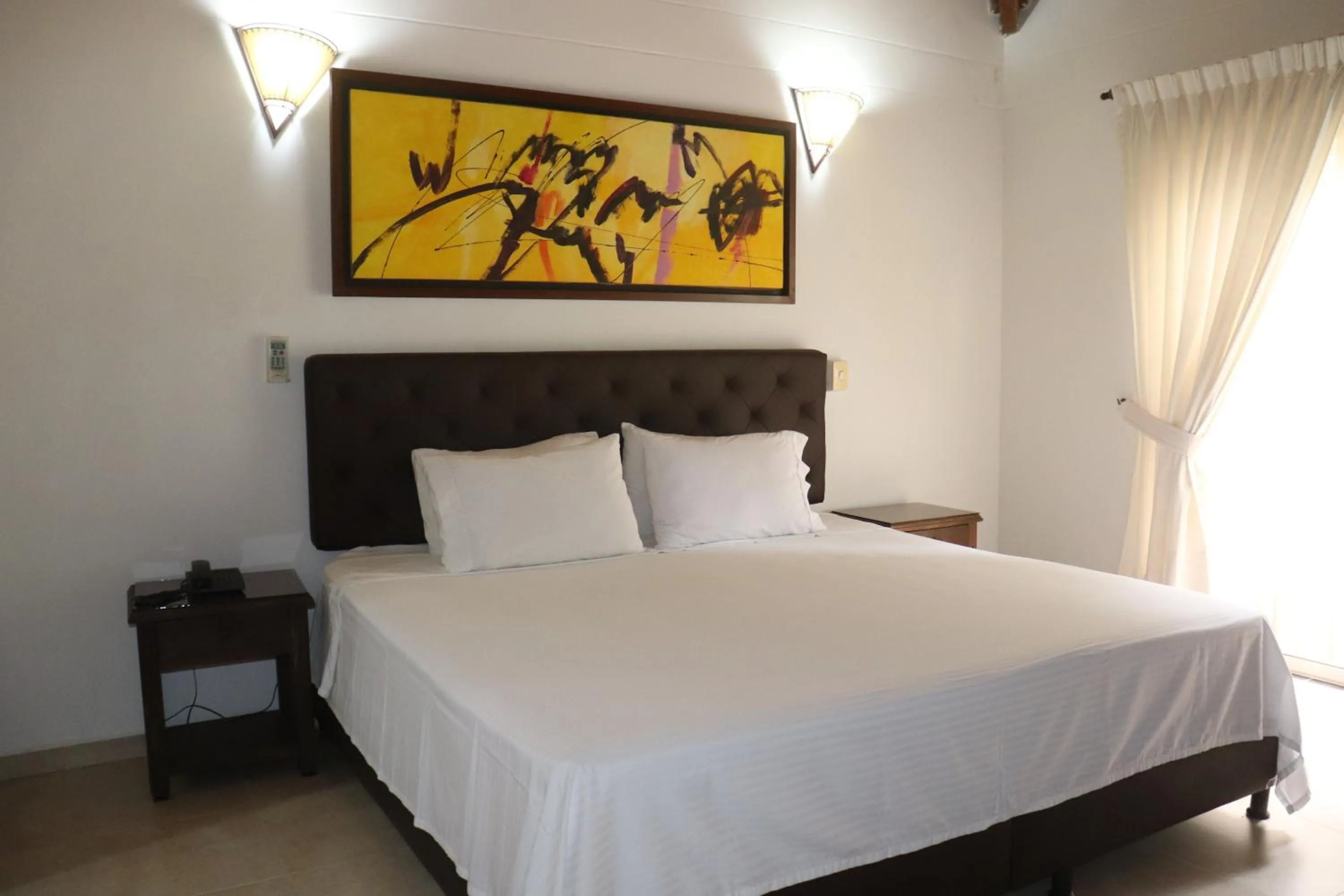 Bed in Hotel Palmera Real