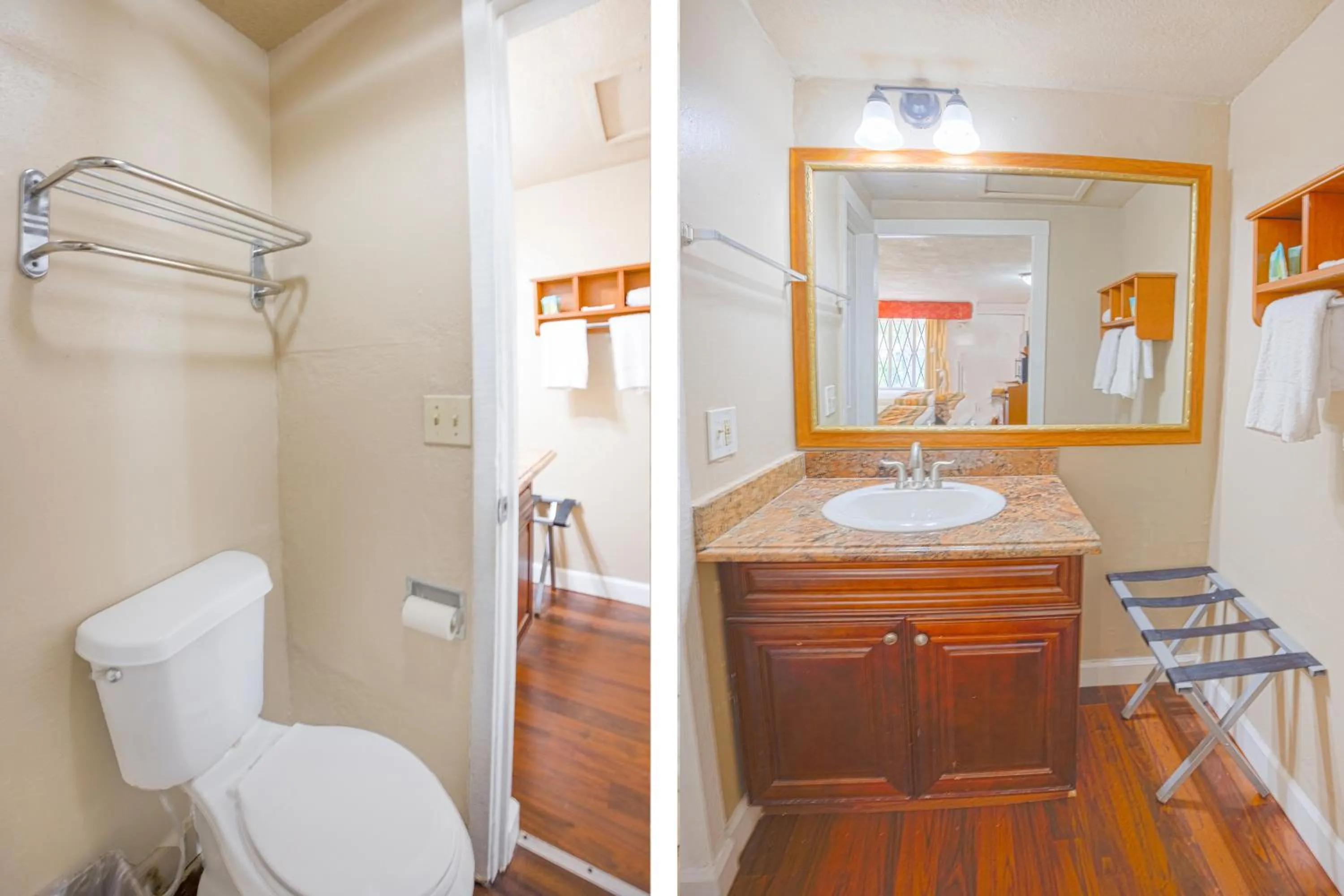 Bathroom in Liberty Garden Inn by OYO Kissimmee near Disney World