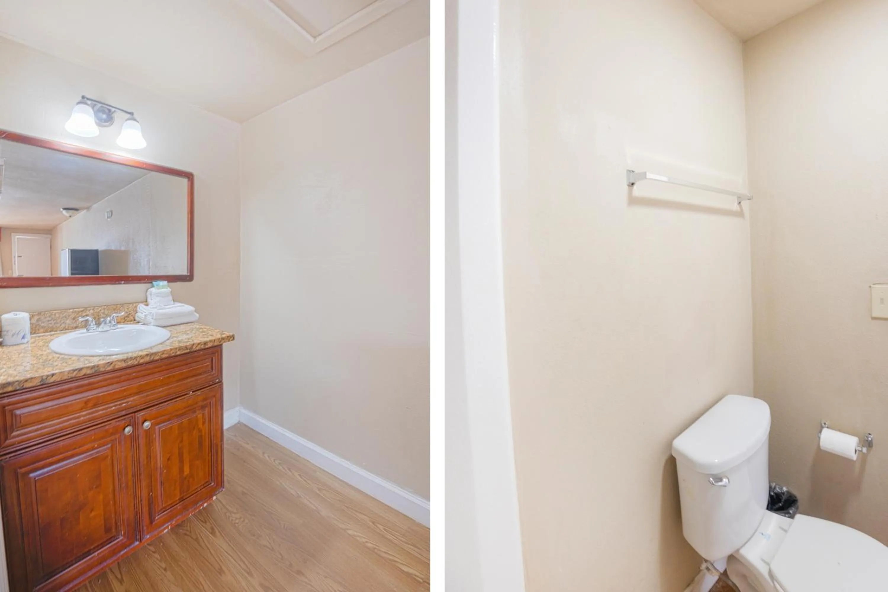 Bathroom in Liberty Garden Inn by OYO Kissimmee near Disney World