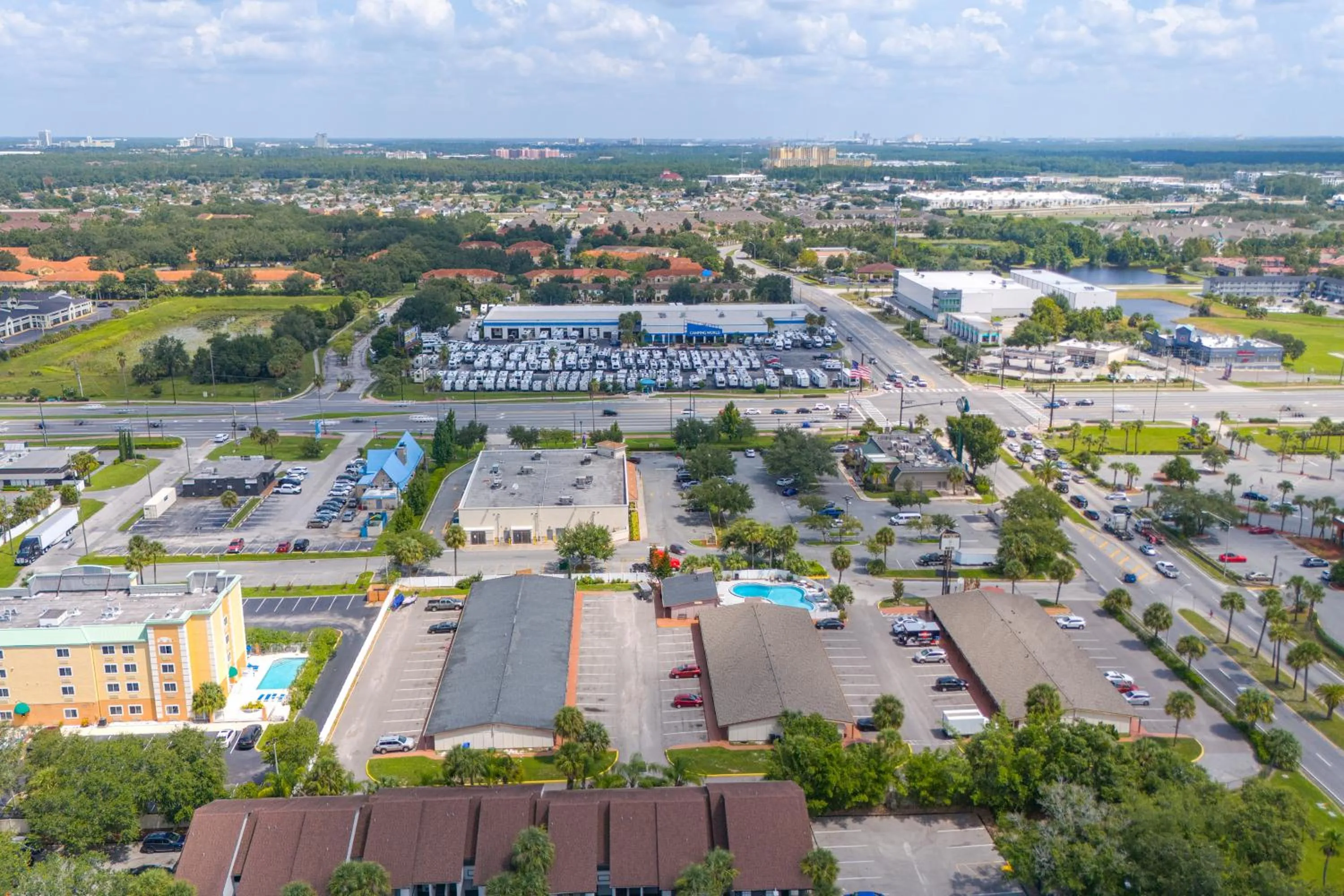 Bird's eye view in Liberty Garden Inn by OYO Kissimmee near Disney World