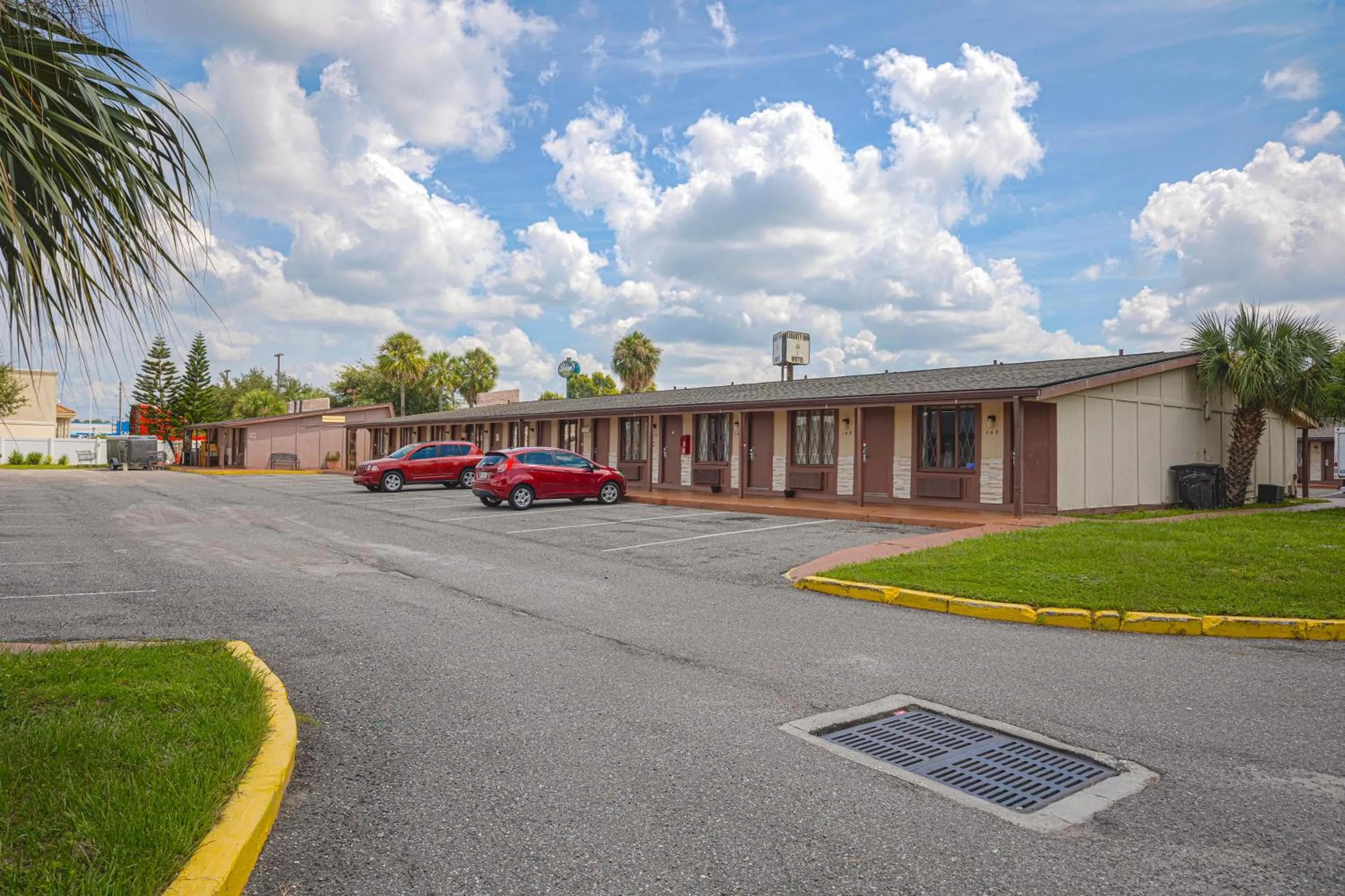 Parking in Liberty Garden Inn by OYO Kissimmee near Disney World