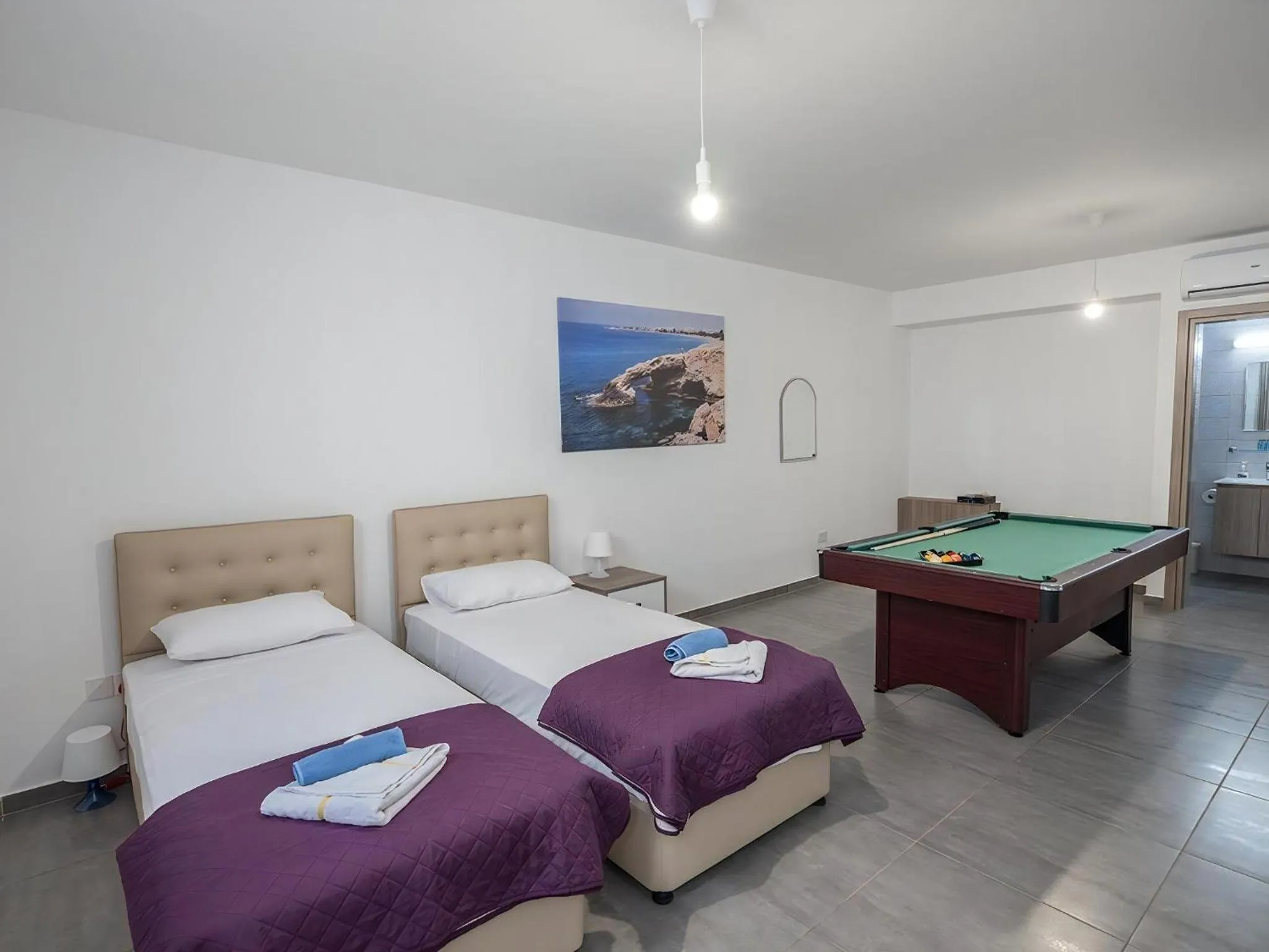 Bedroom, Bed in Villa Protaras Miramar Luxury and new 5BDR Protaras Villa with pool and stunning sea views