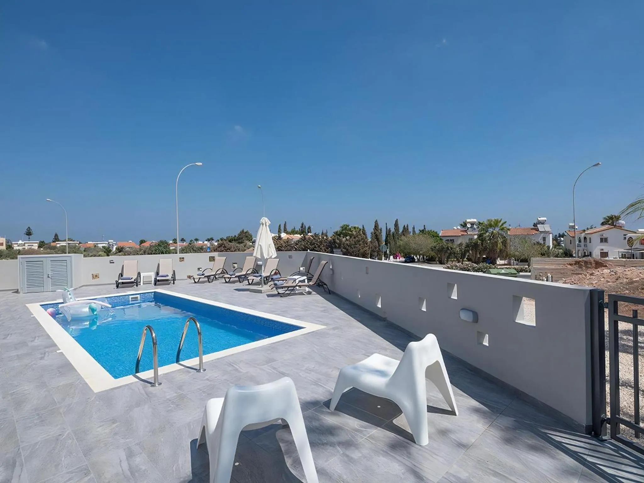 Swimming pool in Villa Protaras Miramar Luxury and new 5BDR Protaras Villa with pool and stunning sea views