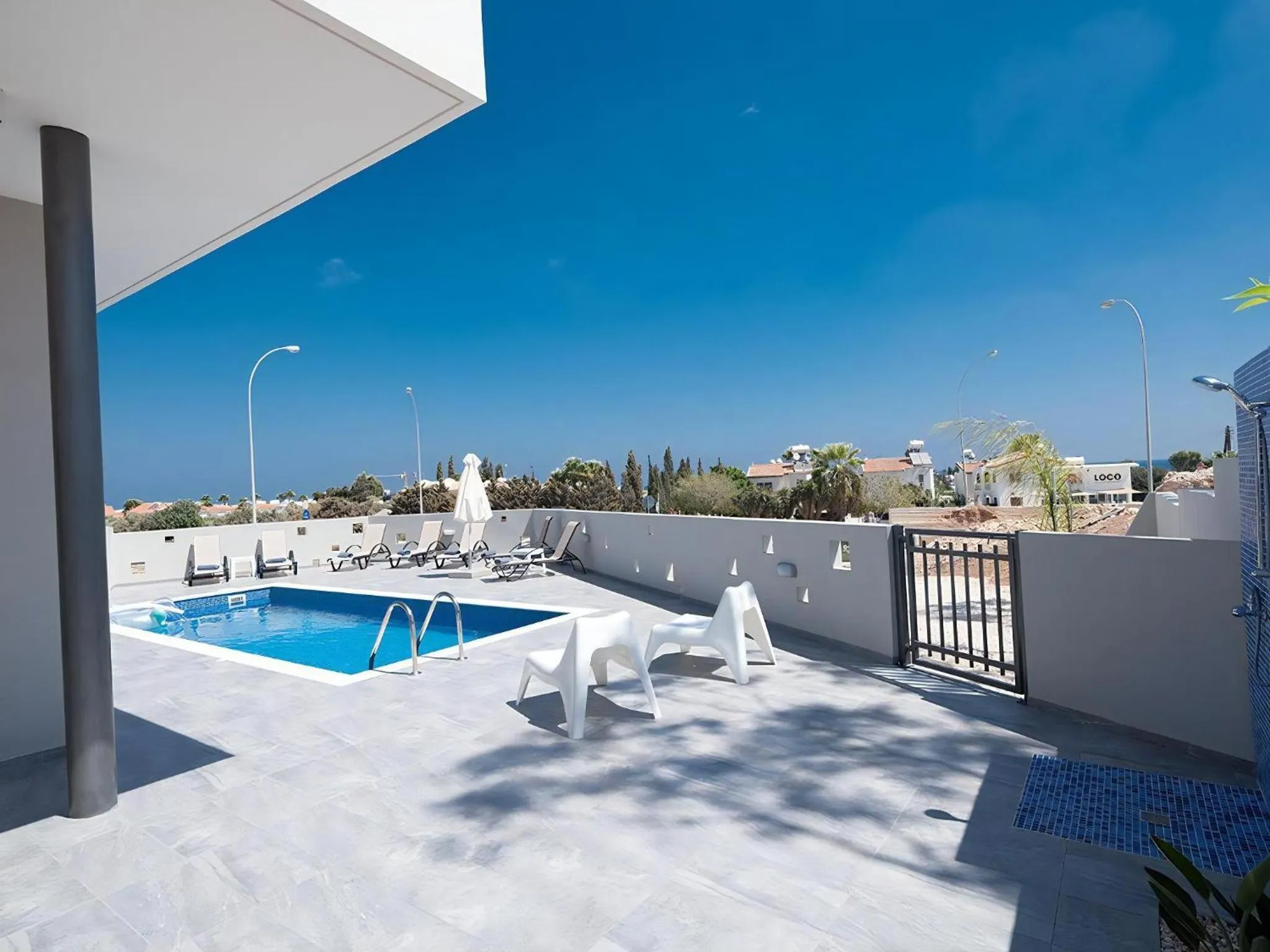 Swimming pool in Villa Protaras Miramar Luxury and new 5BDR Protaras Villa with pool and stunning sea views