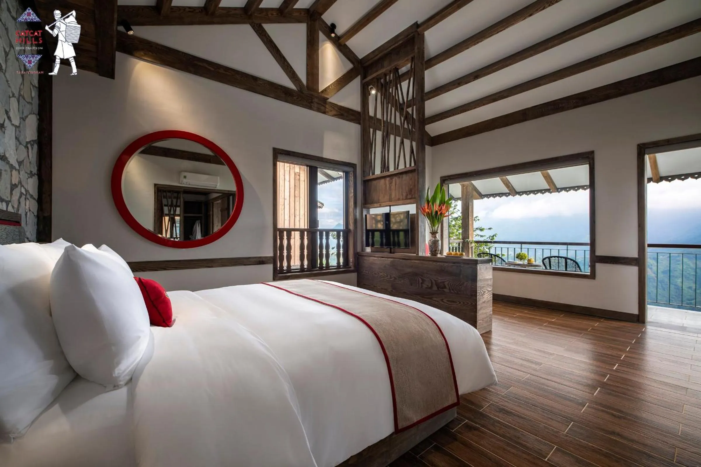 Photo of the whole room, Bed in Sapa Catcat Hills Resort & Spa