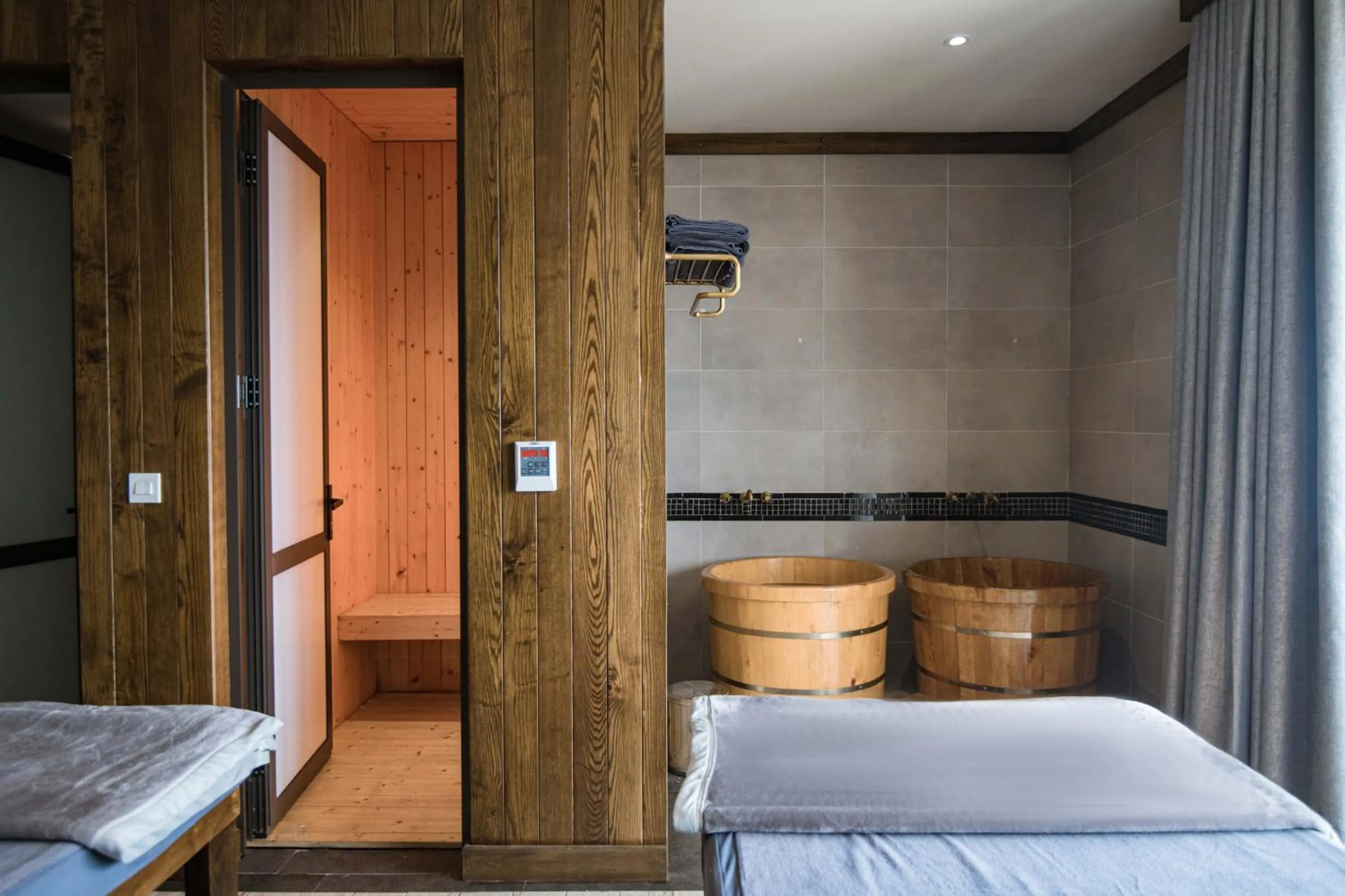 Sauna, Bed in Sapa Catcat Hills Resort & Spa