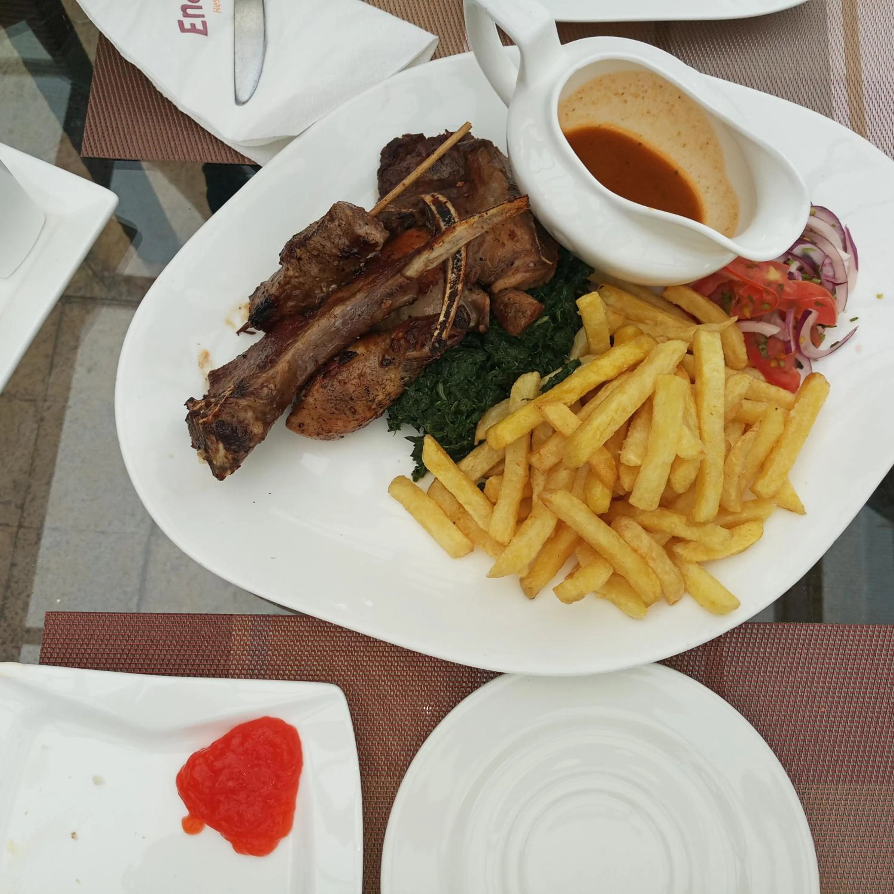 Breakfast in HOTEL TAJI