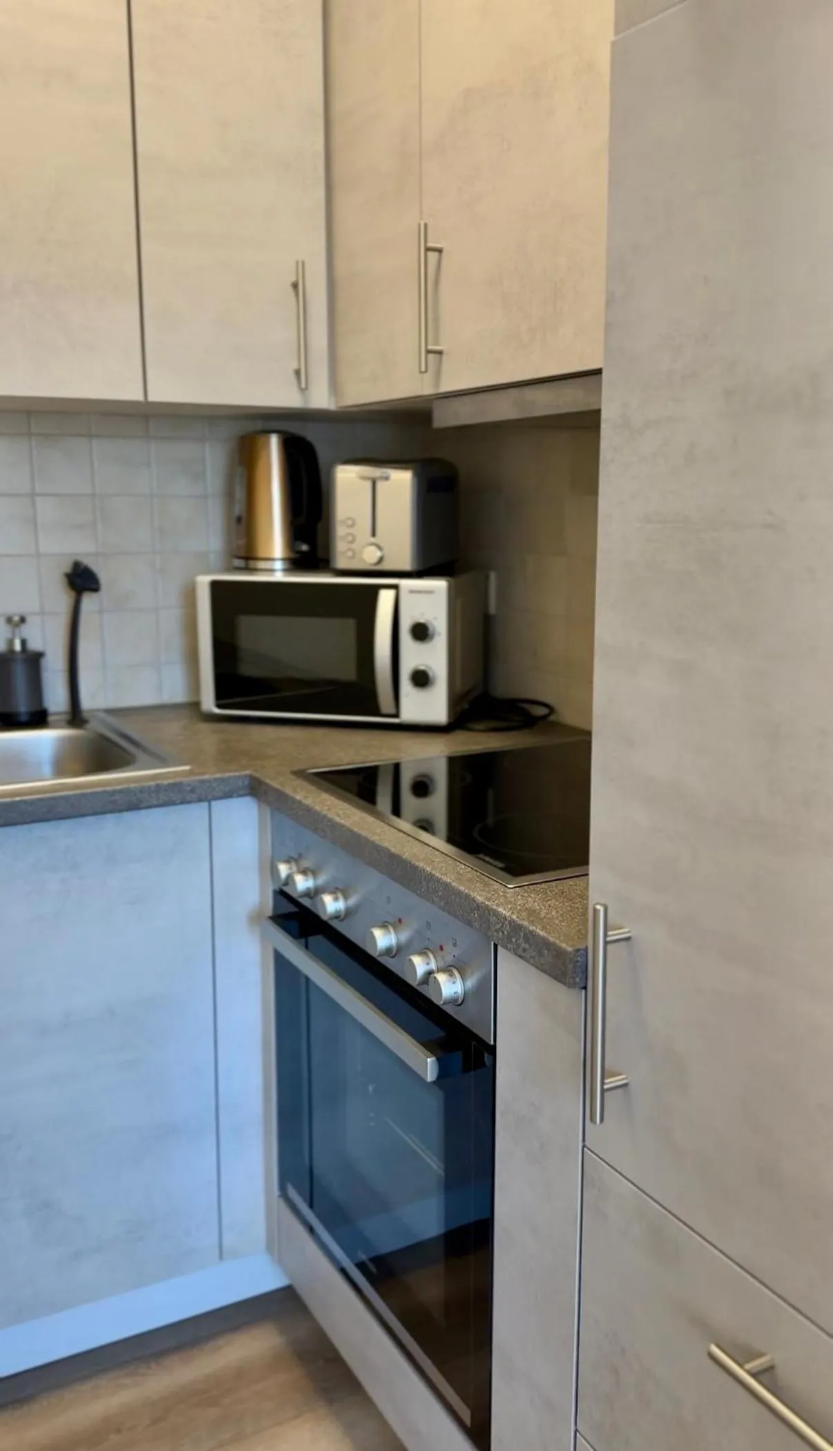 Kitchen or kitchenette in Park Appartements