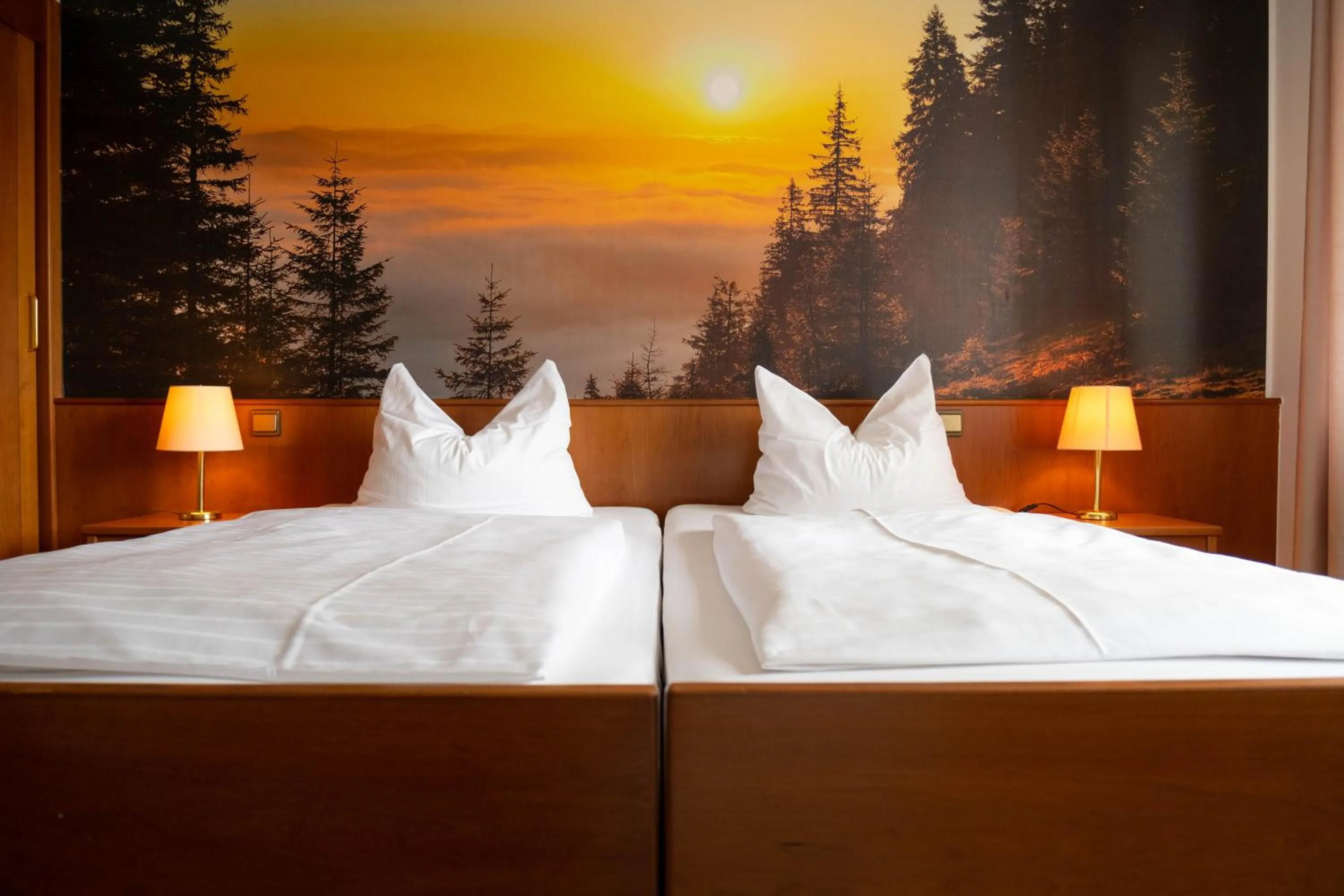 Bedroom, Bed in Park Appartements
