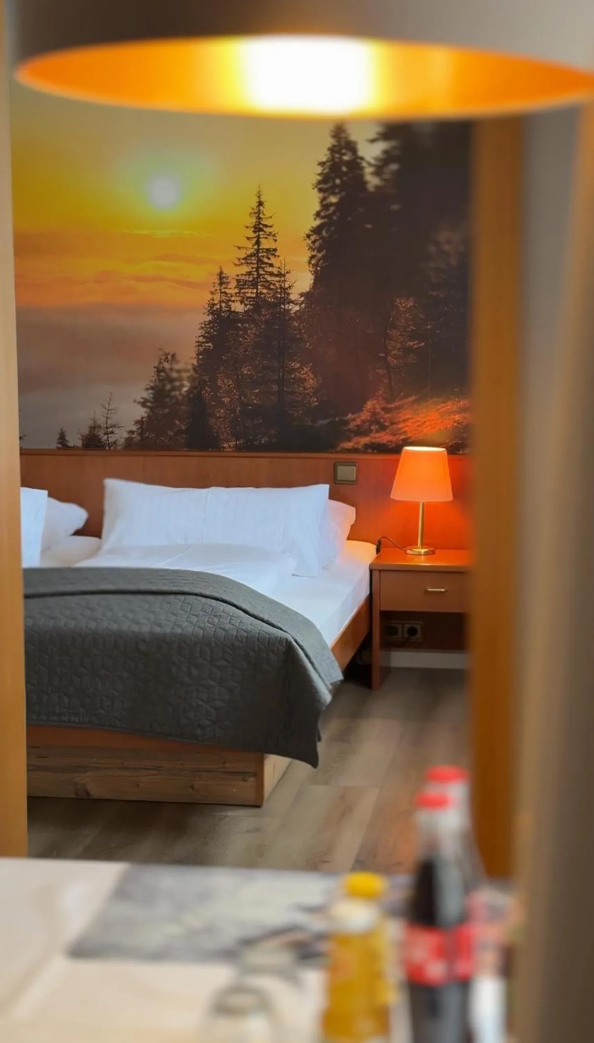 Dining area, Bed in Park Appartements