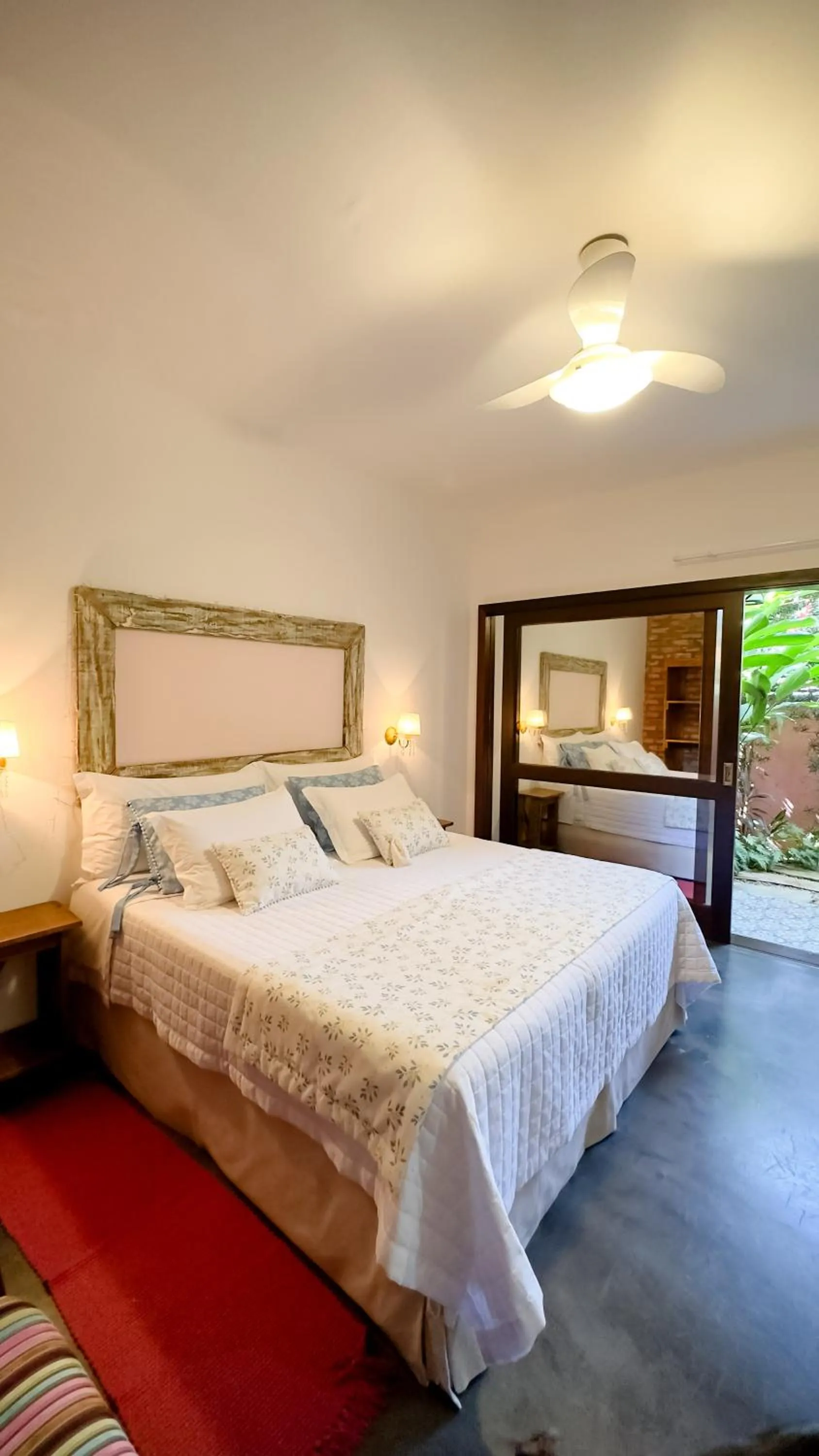 Bedroom, Bed in Pousada Vila Rosada