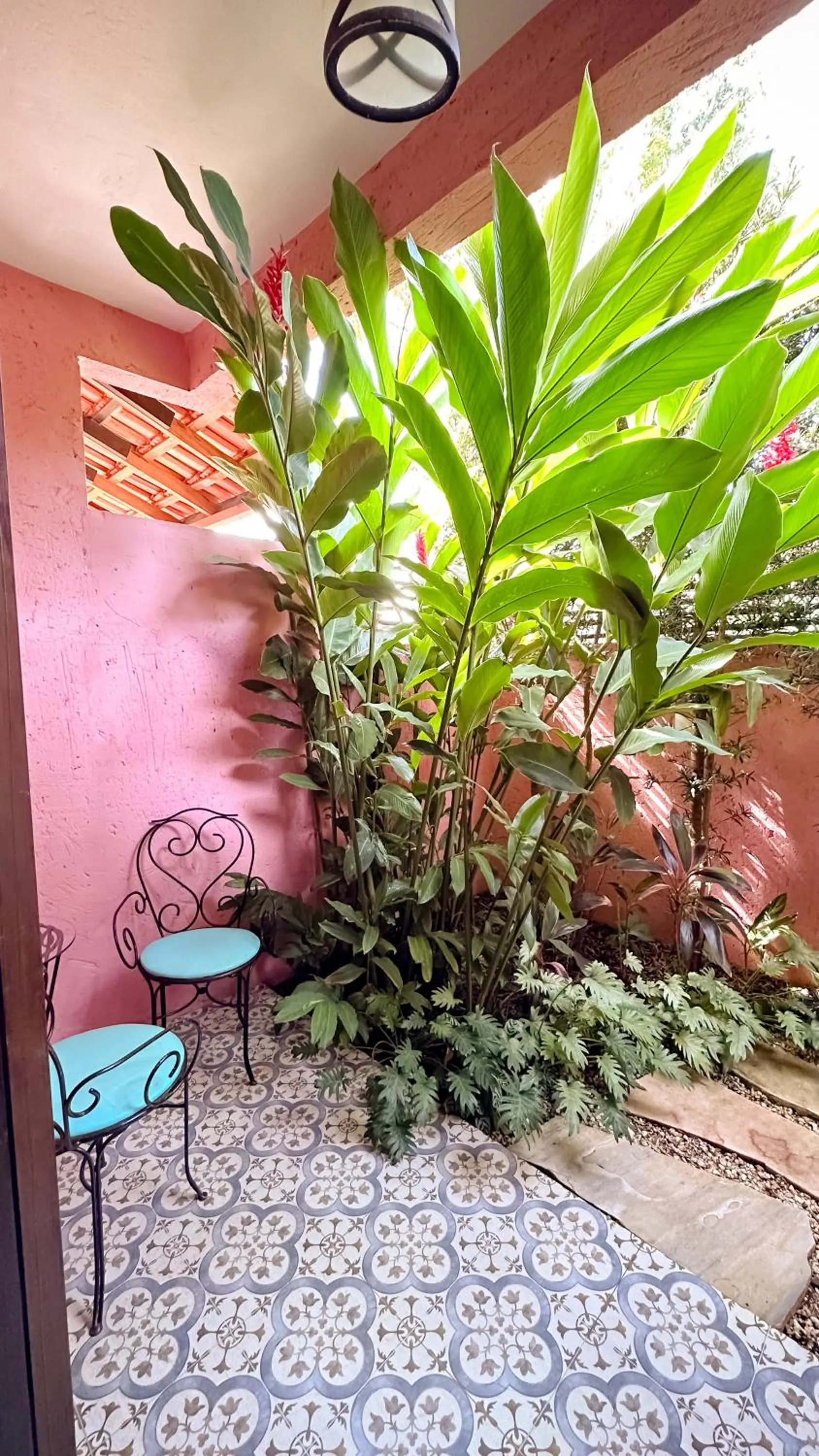 Garden in Pousada Vila Rosada