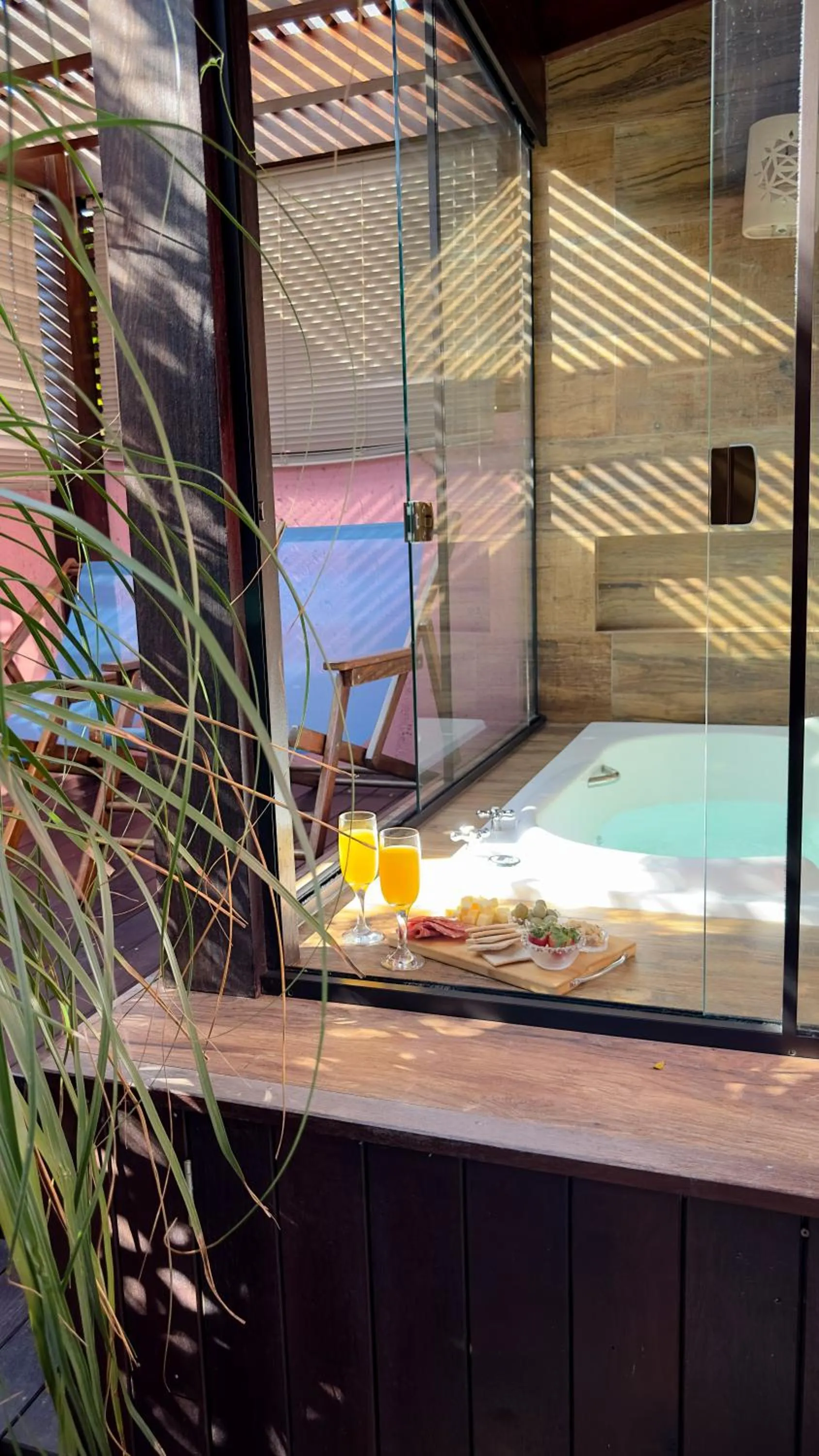 Hot Tub in Pousada Vila Rosada