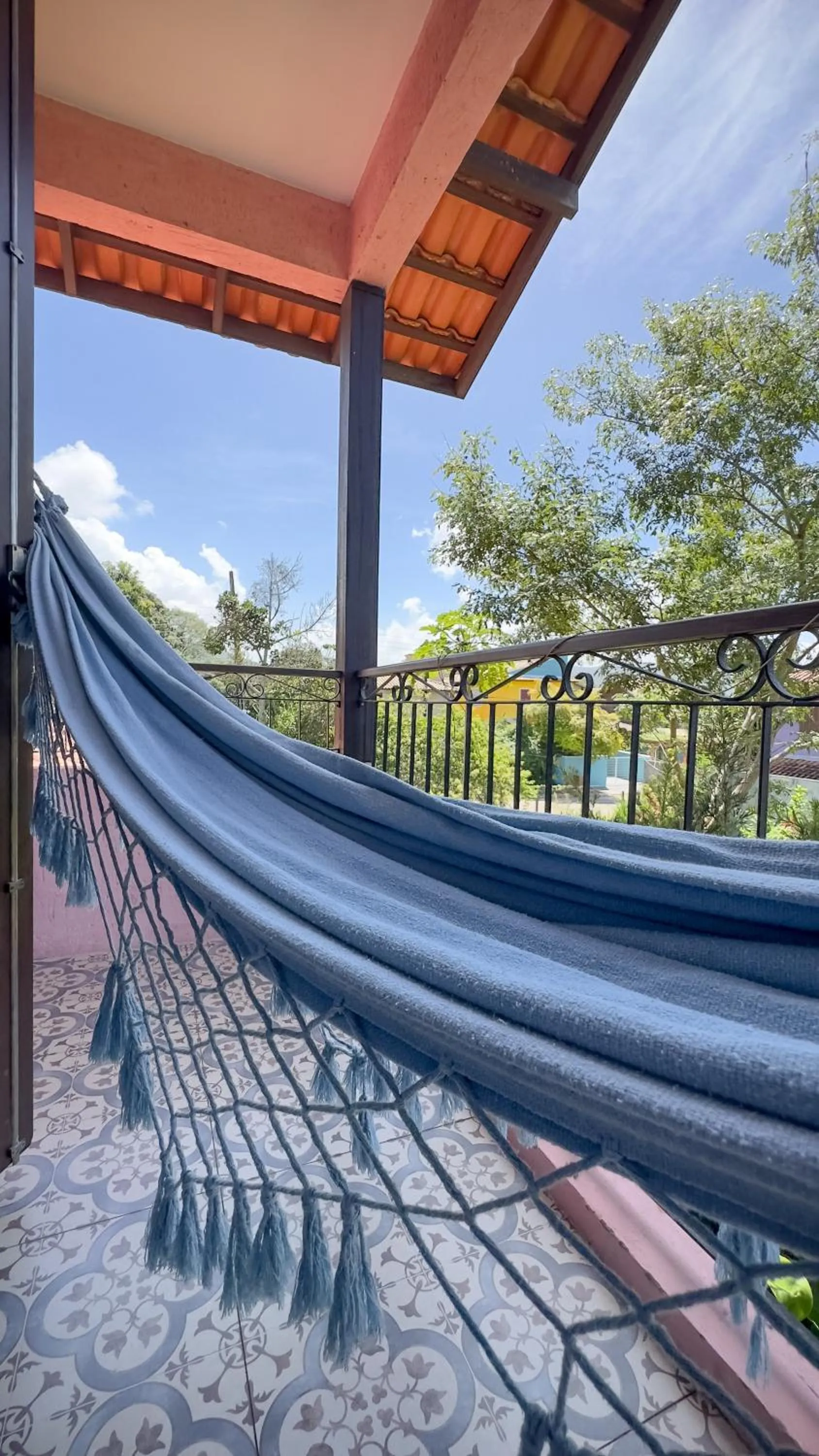 Balcony/Terrace in Pousada Vila Rosada
