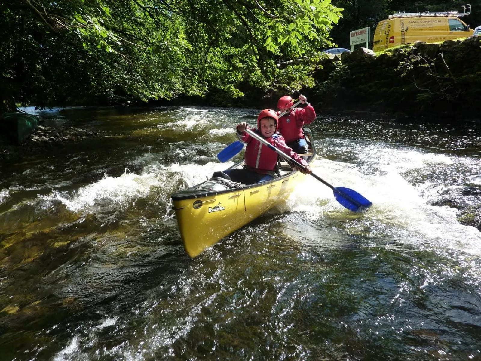 Canoeing in Blelham Tarn Rustic cabin in tranquil woodland