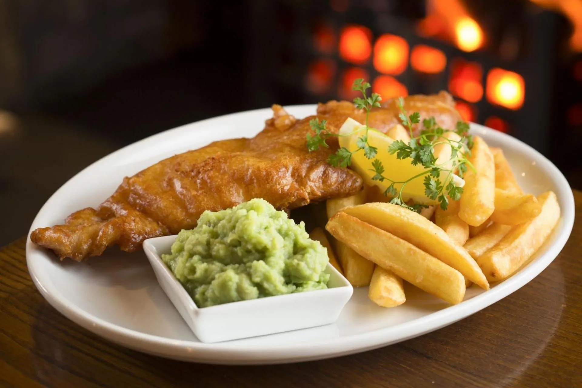 Dinner in Shoulder of Mutton Inn