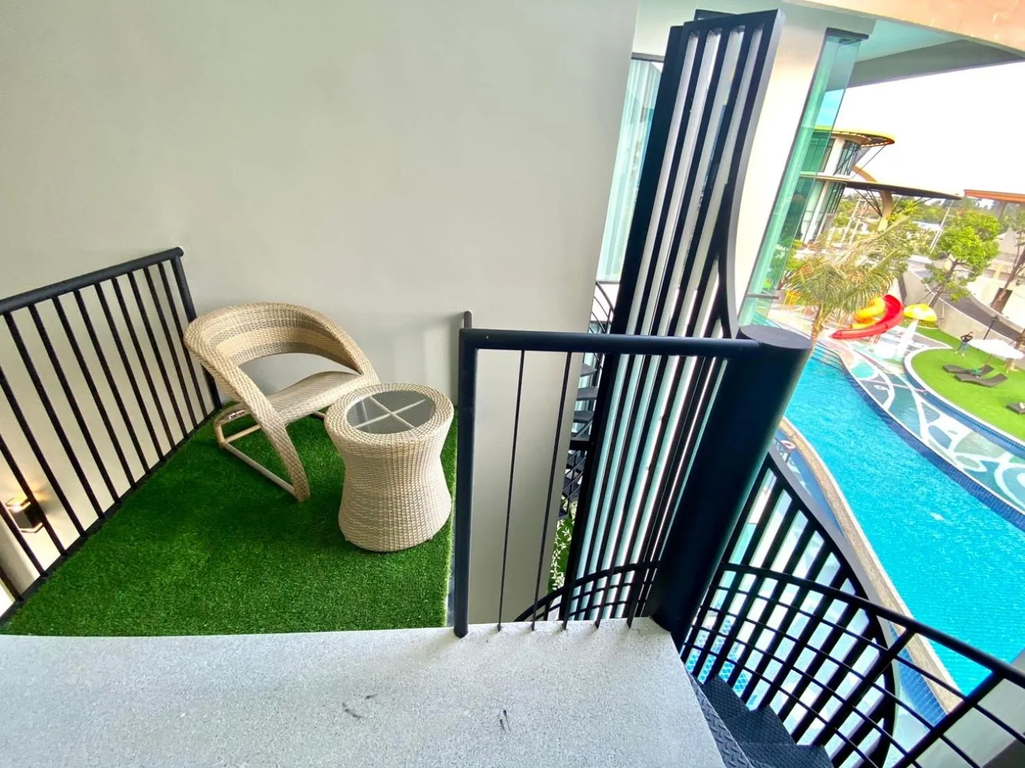 Balcony/Terrace in Elmas Cha Am Design Hotel