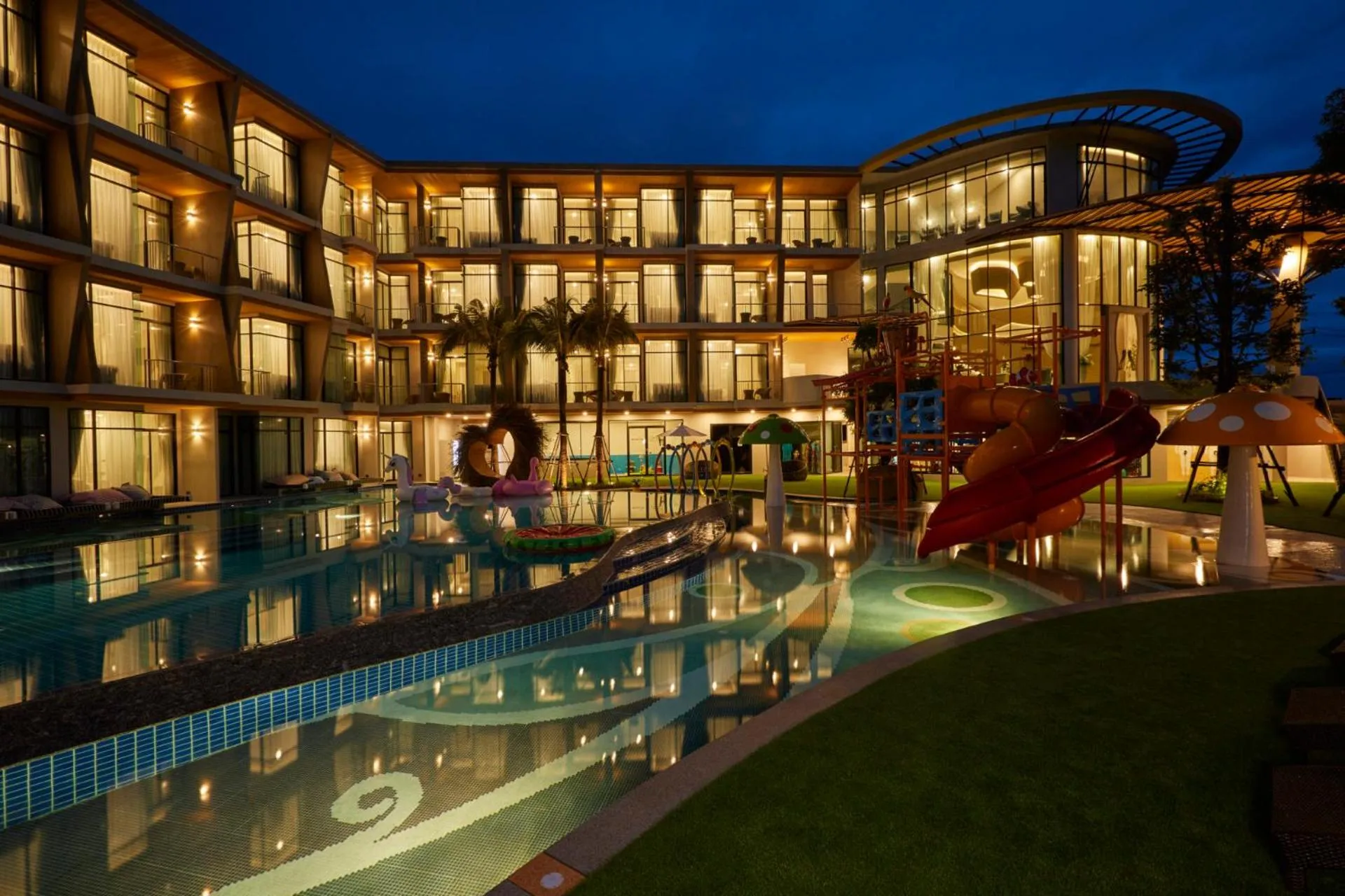 Property building in Elmas Cha Am Design Hotel