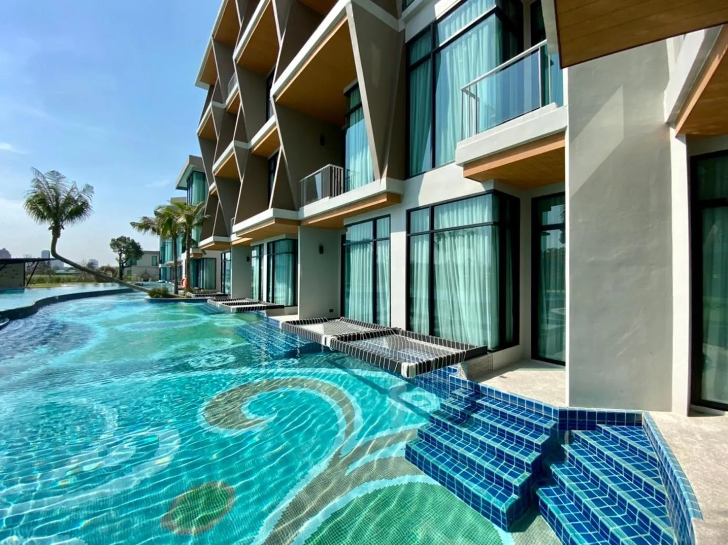 Aqua park in Elmas Cha Am Design Hotel