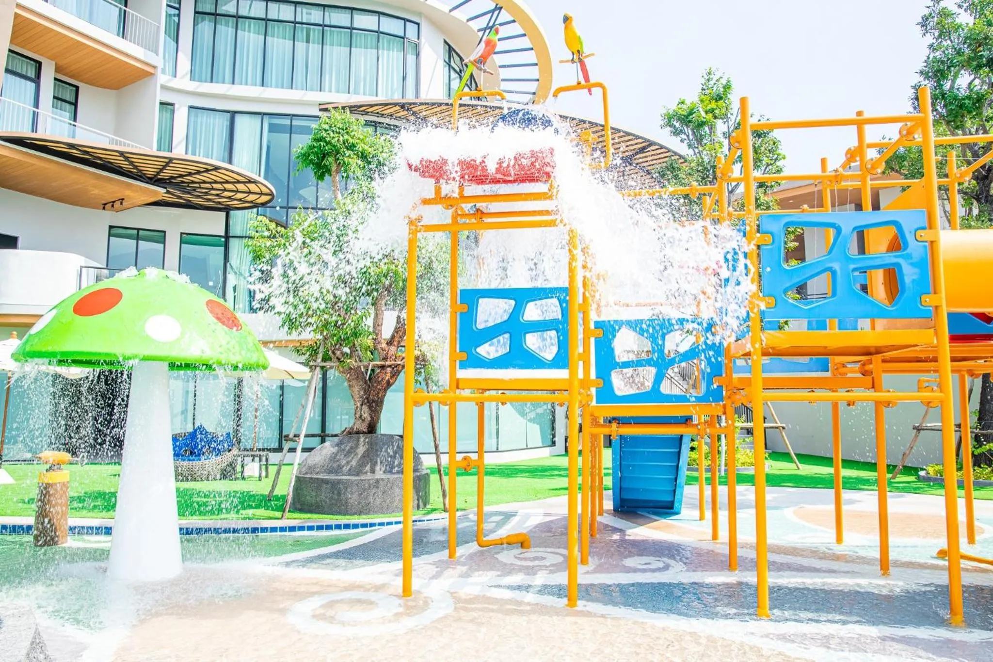 Aqua park in Elmas Cha Am Design Hotel