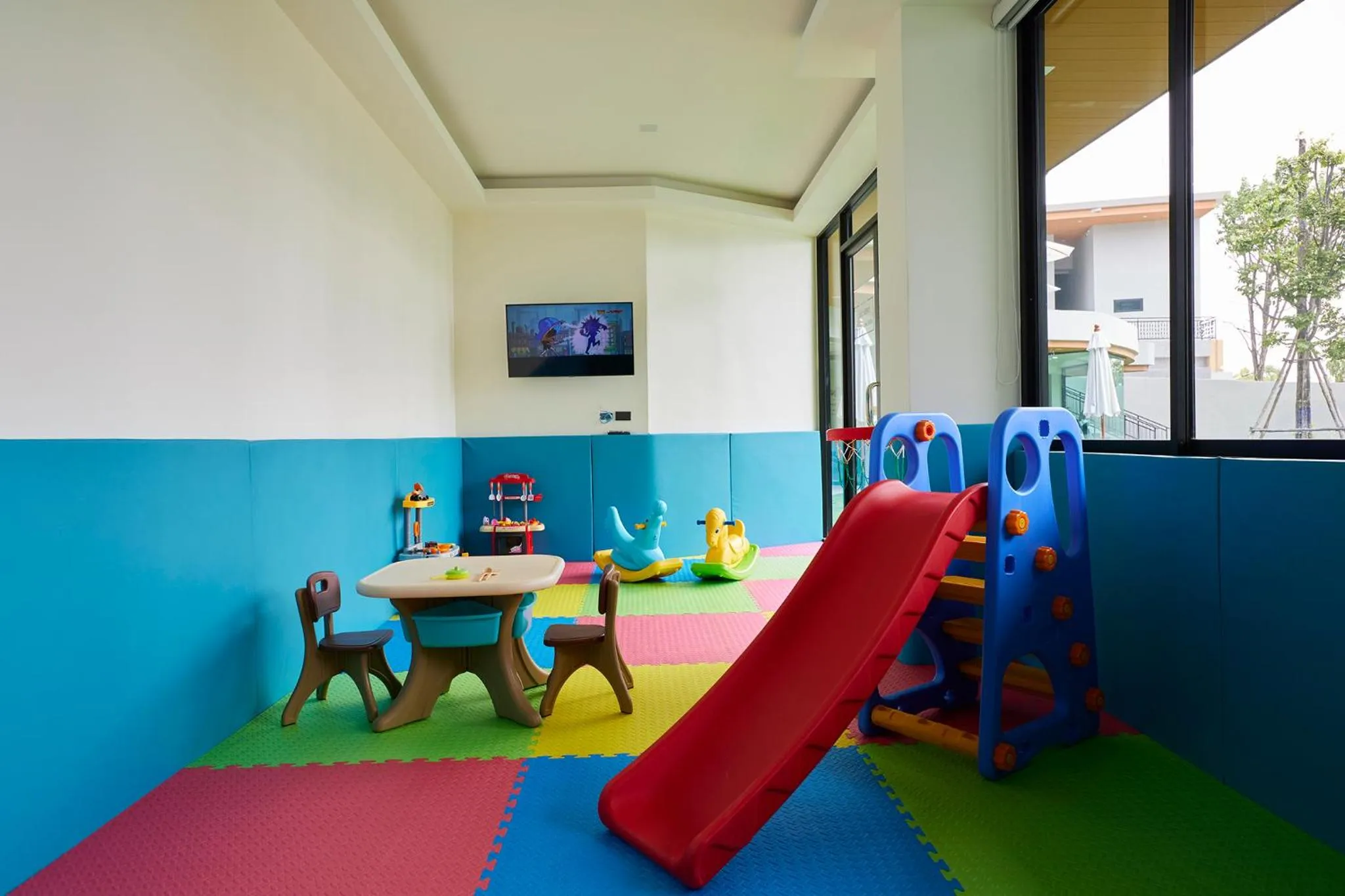 Children play ground in Elmas Cha Am Design Hotel